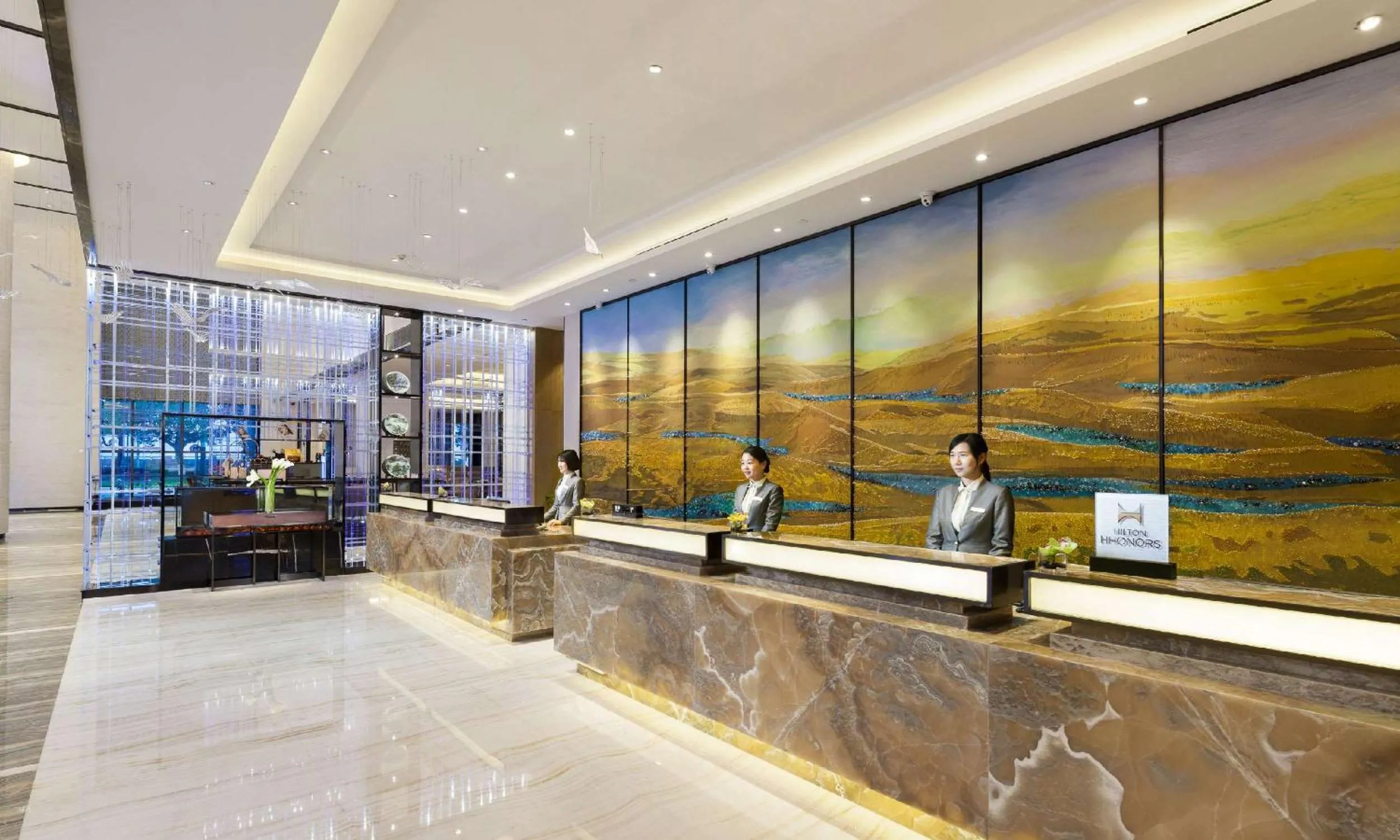 Lobby or reception in Hilton Zhuzhou