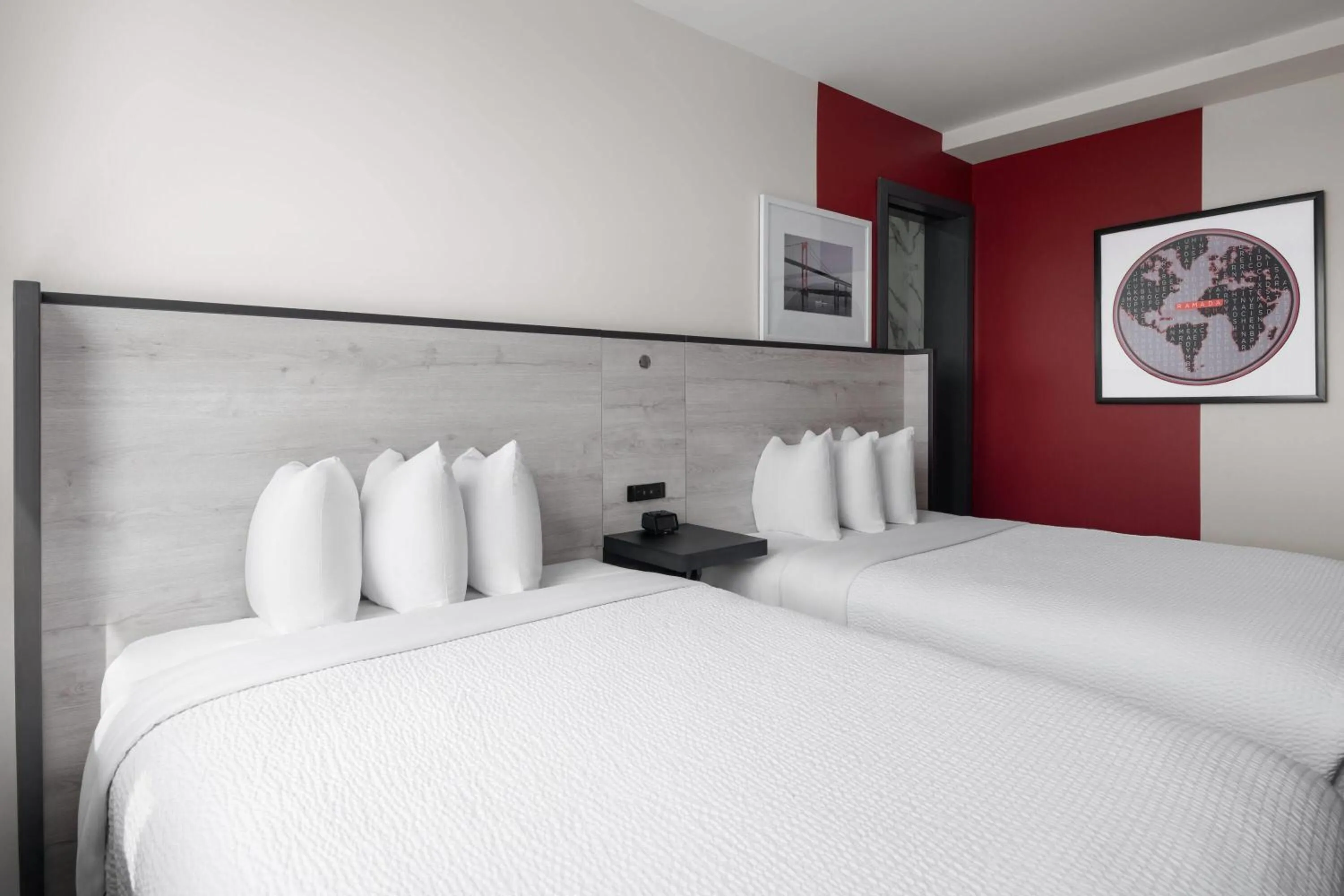 Photo of the whole room, Bed in Ramada by Wyndham Brooklyn Near Flatbush