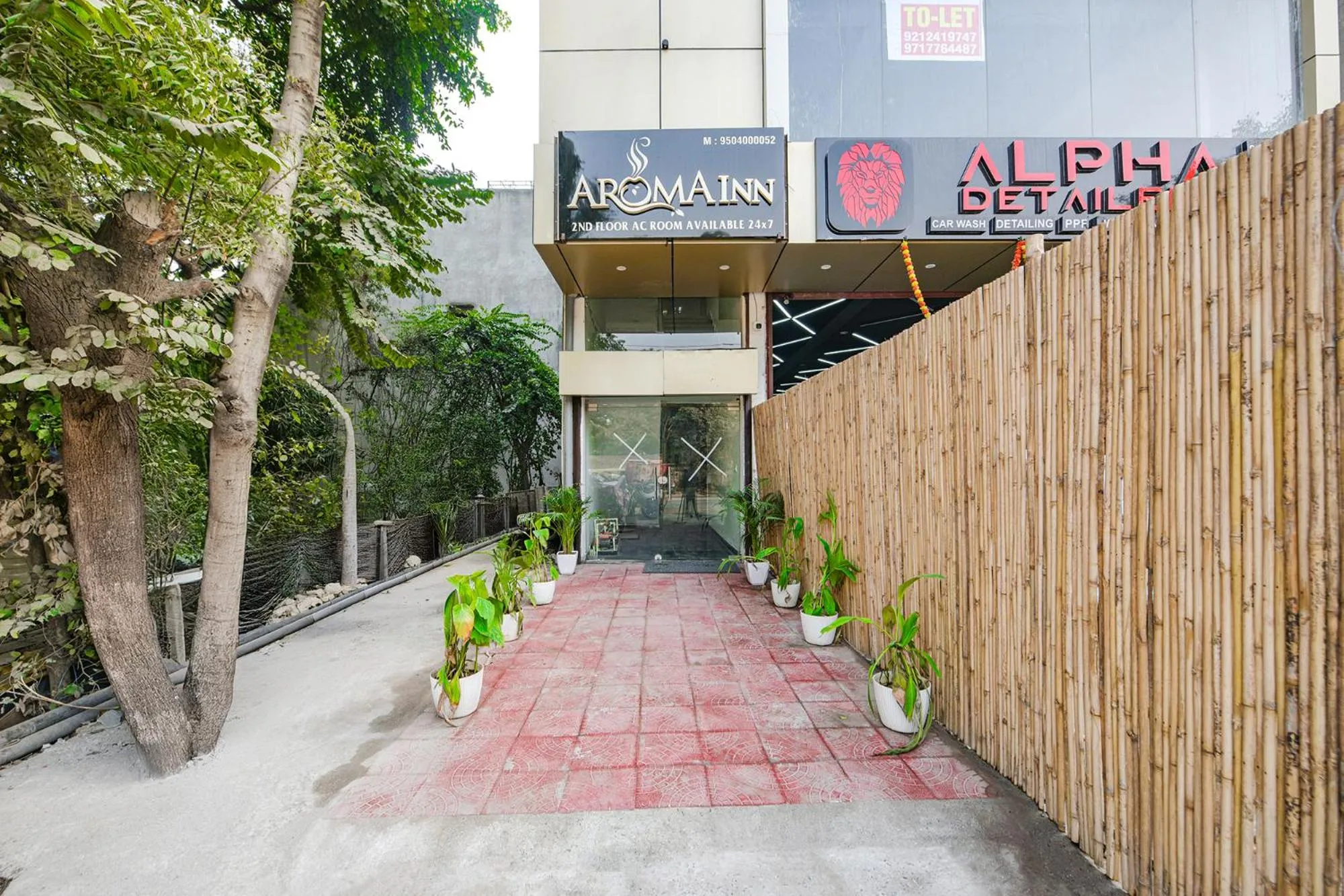 Facade/entrance in FabHotel Kavya Inn - Nr The Mall of Faridabad