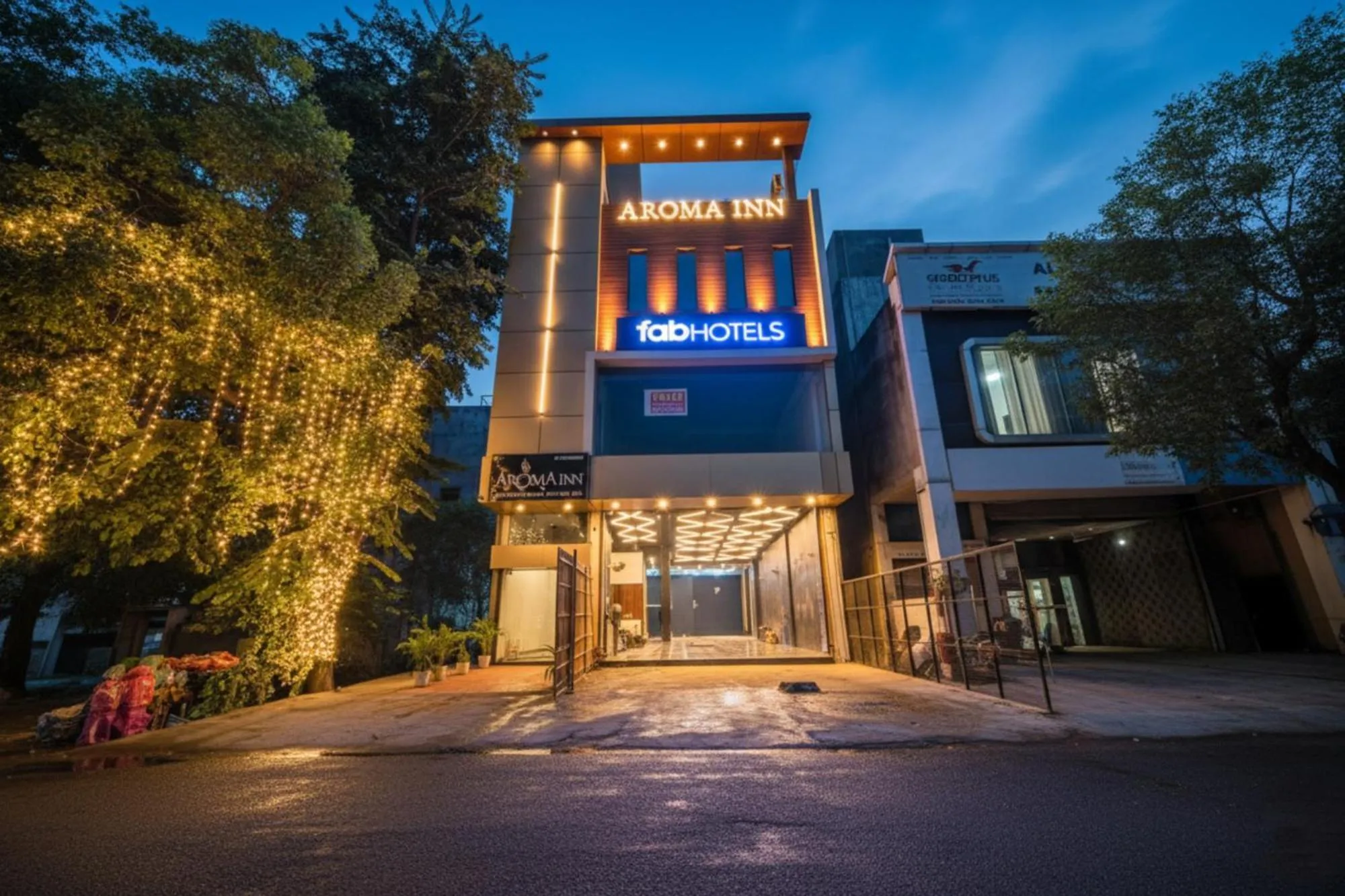 Property building in FabHotel Kavya Inn - Nr The Mall of Faridabad