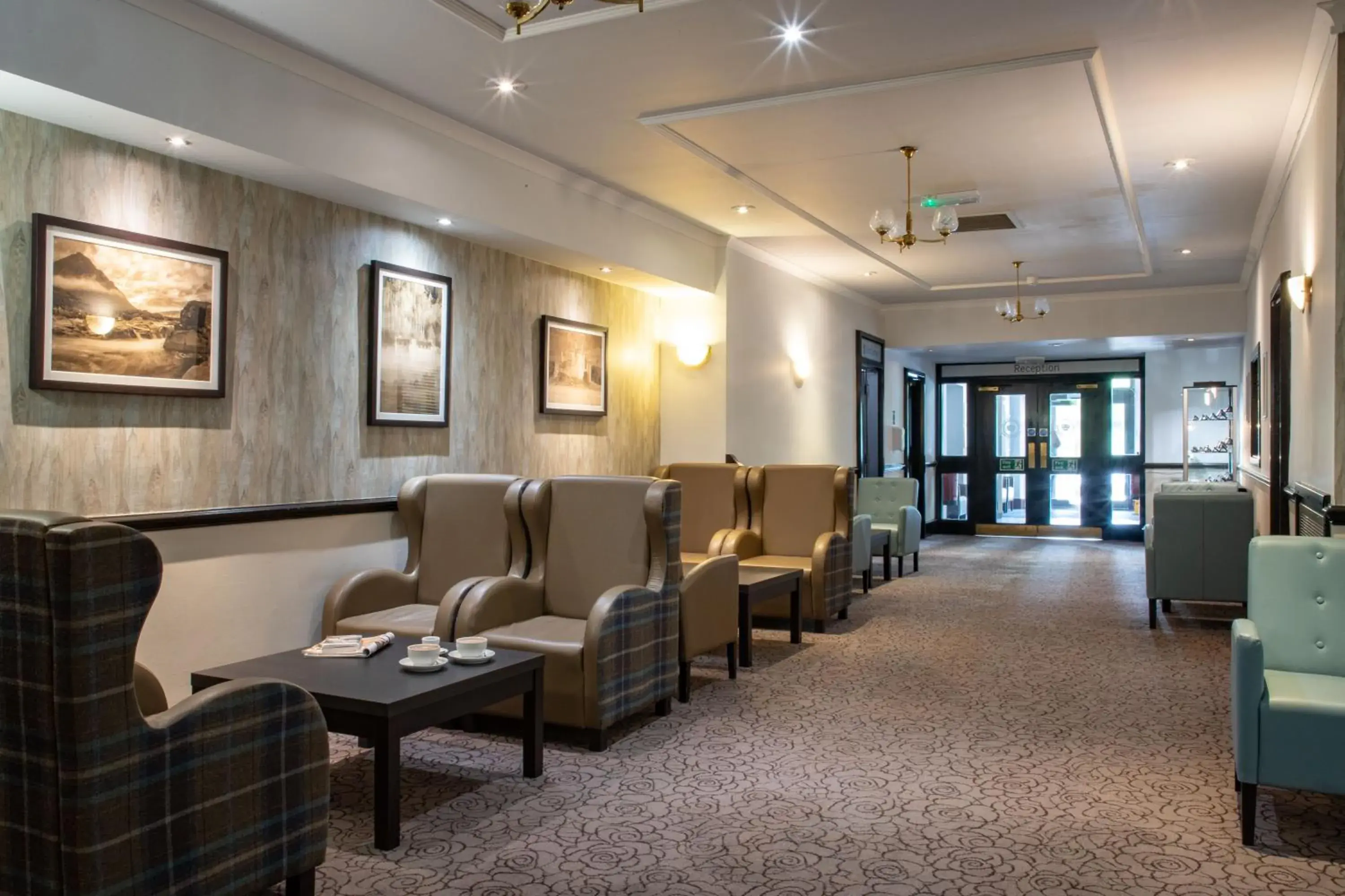 Lobby or reception in The Tarbet Hotel Lobby or reception in The Tarbet Hotel