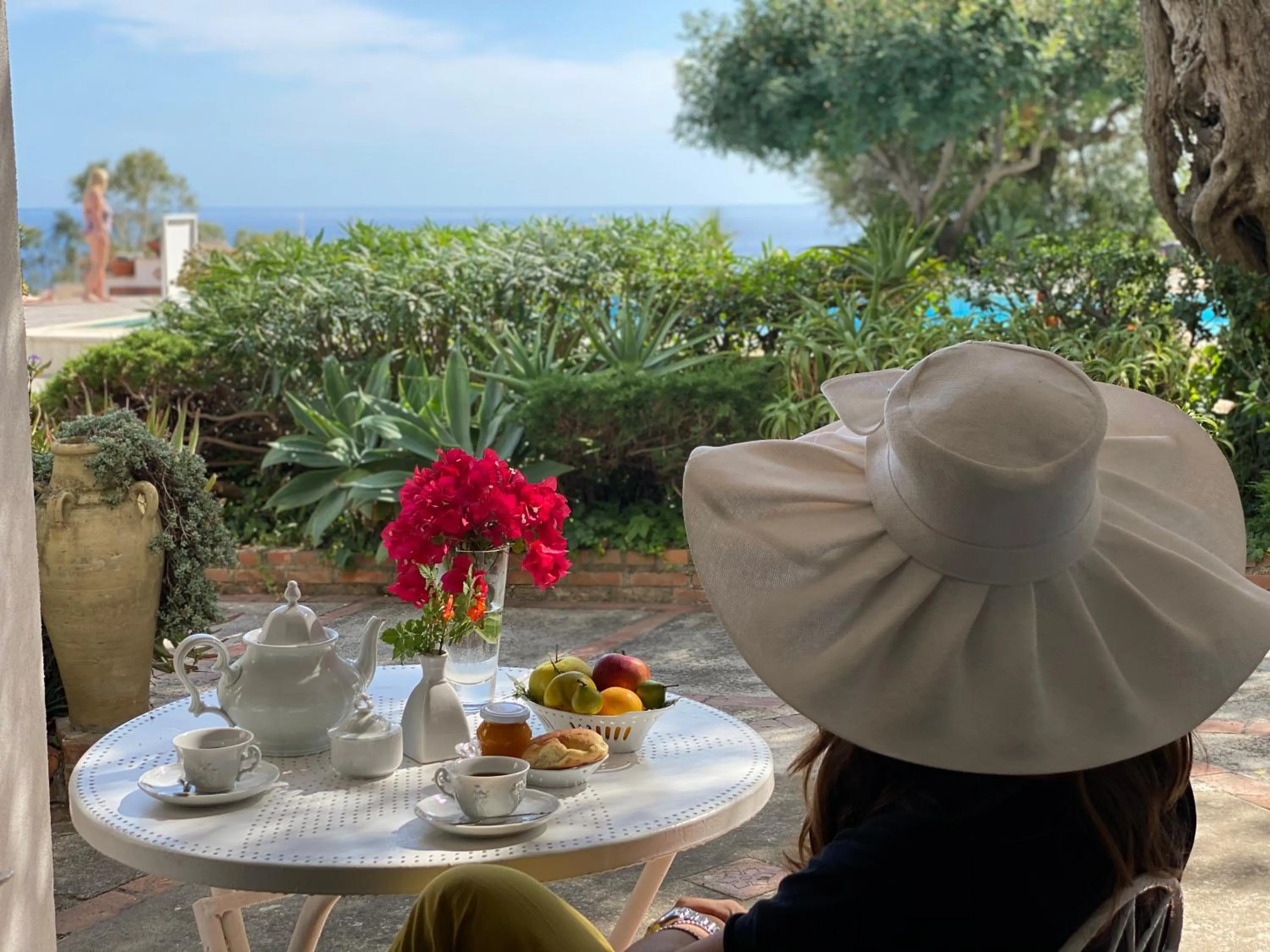 Patio in Residence Terra Rossa Taormina
