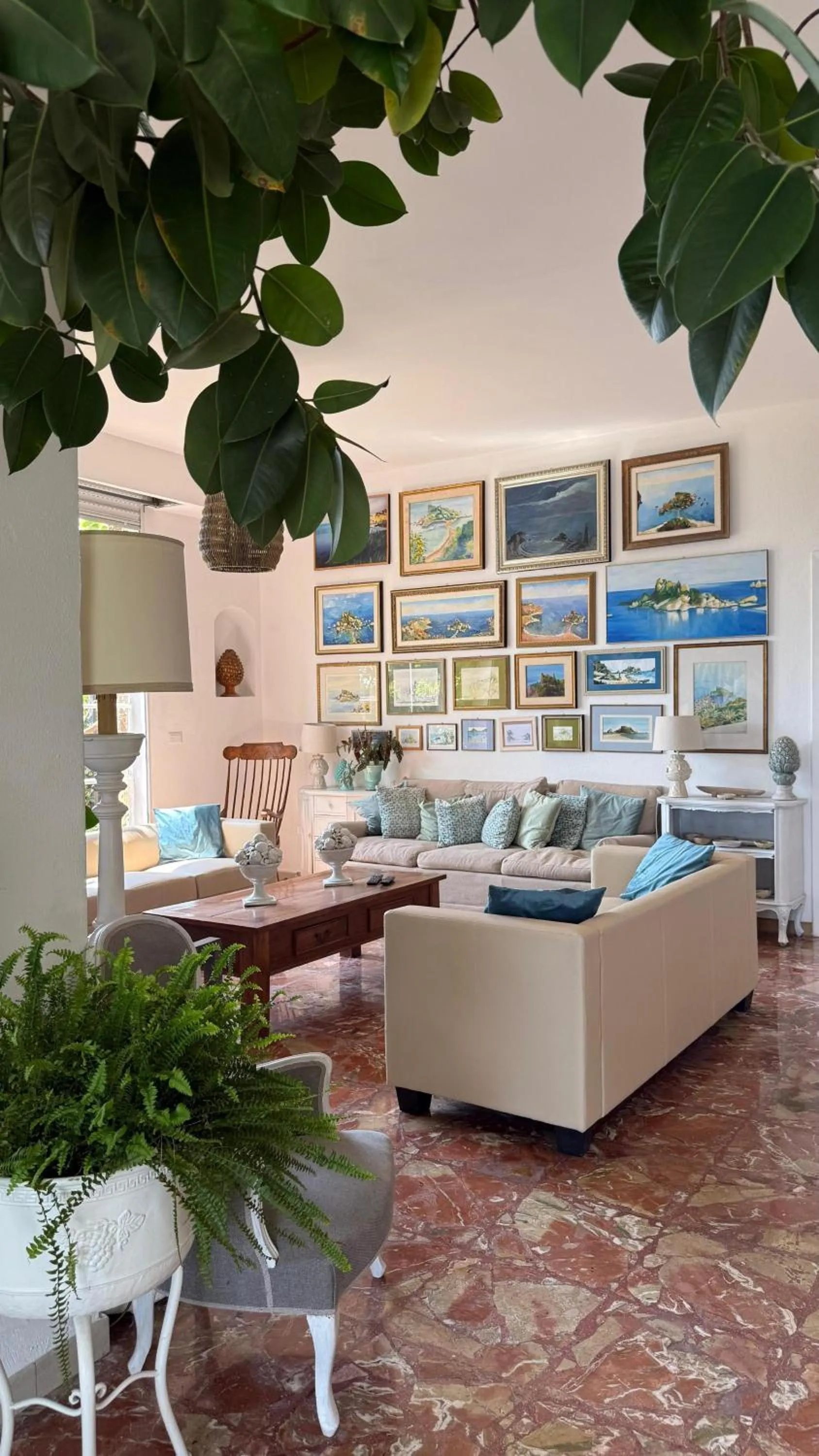 Lobby or reception in Residence Terra Rossa Taormina