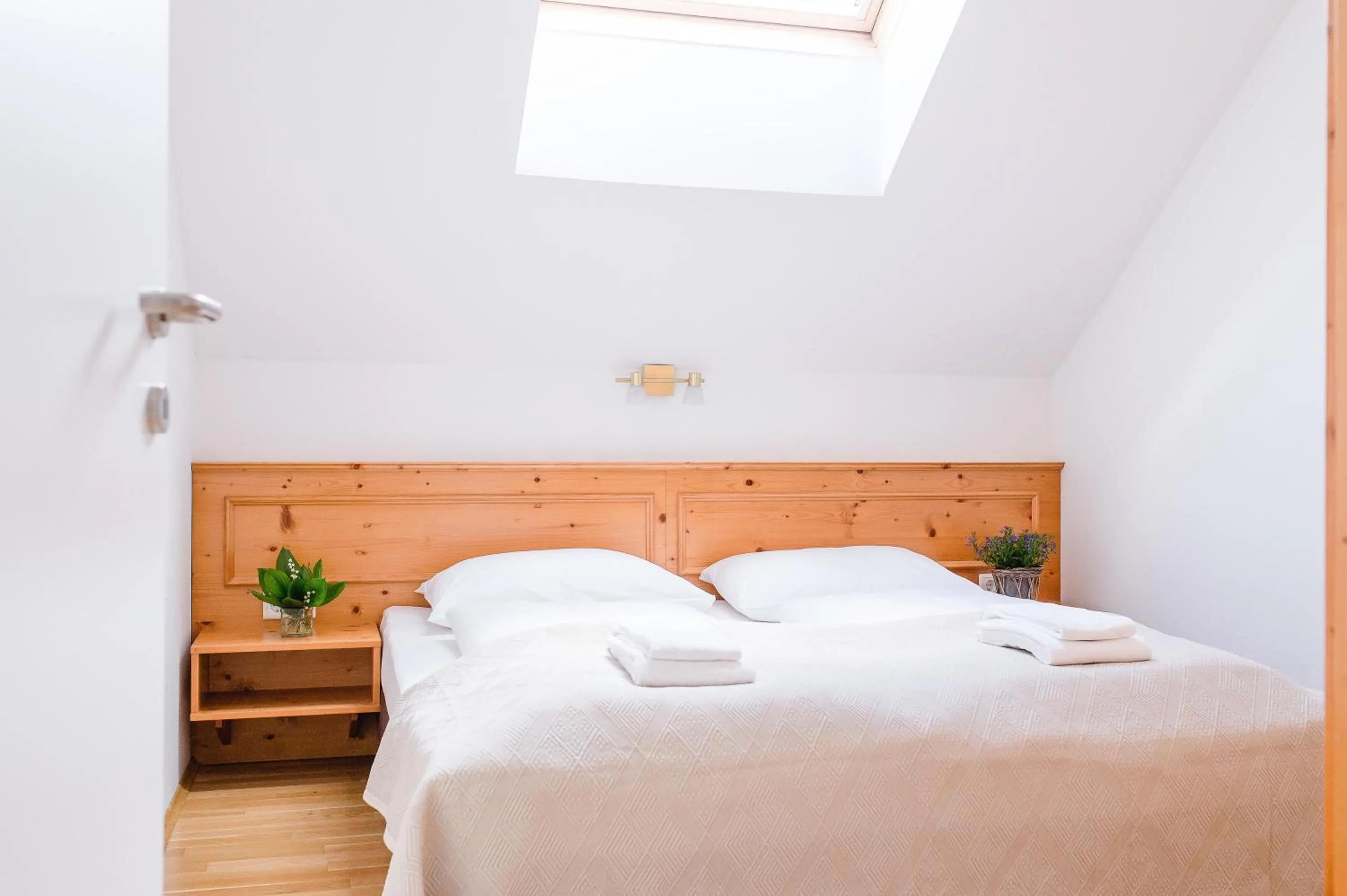 Bedroom, Bed in Appartements Stranach