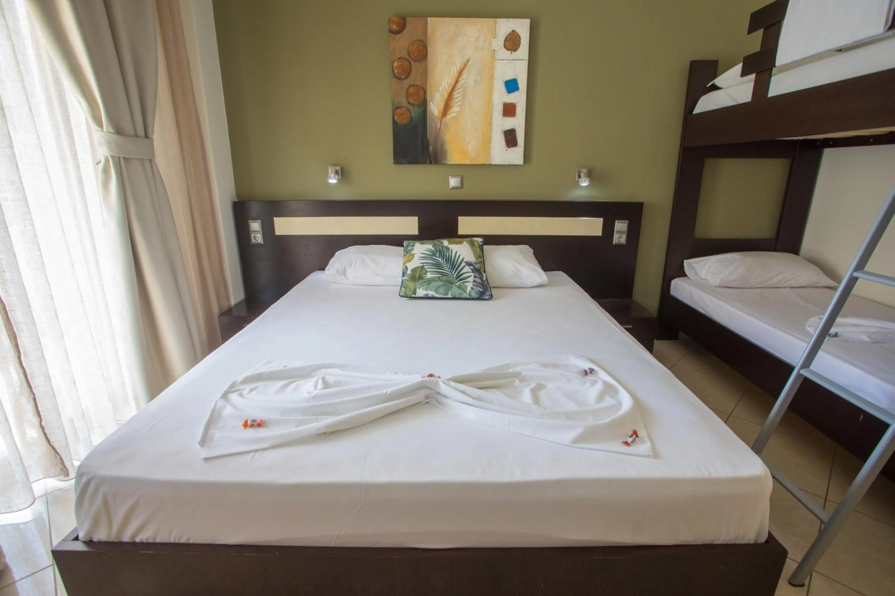 Bed in Villa Amalia Sun Beach