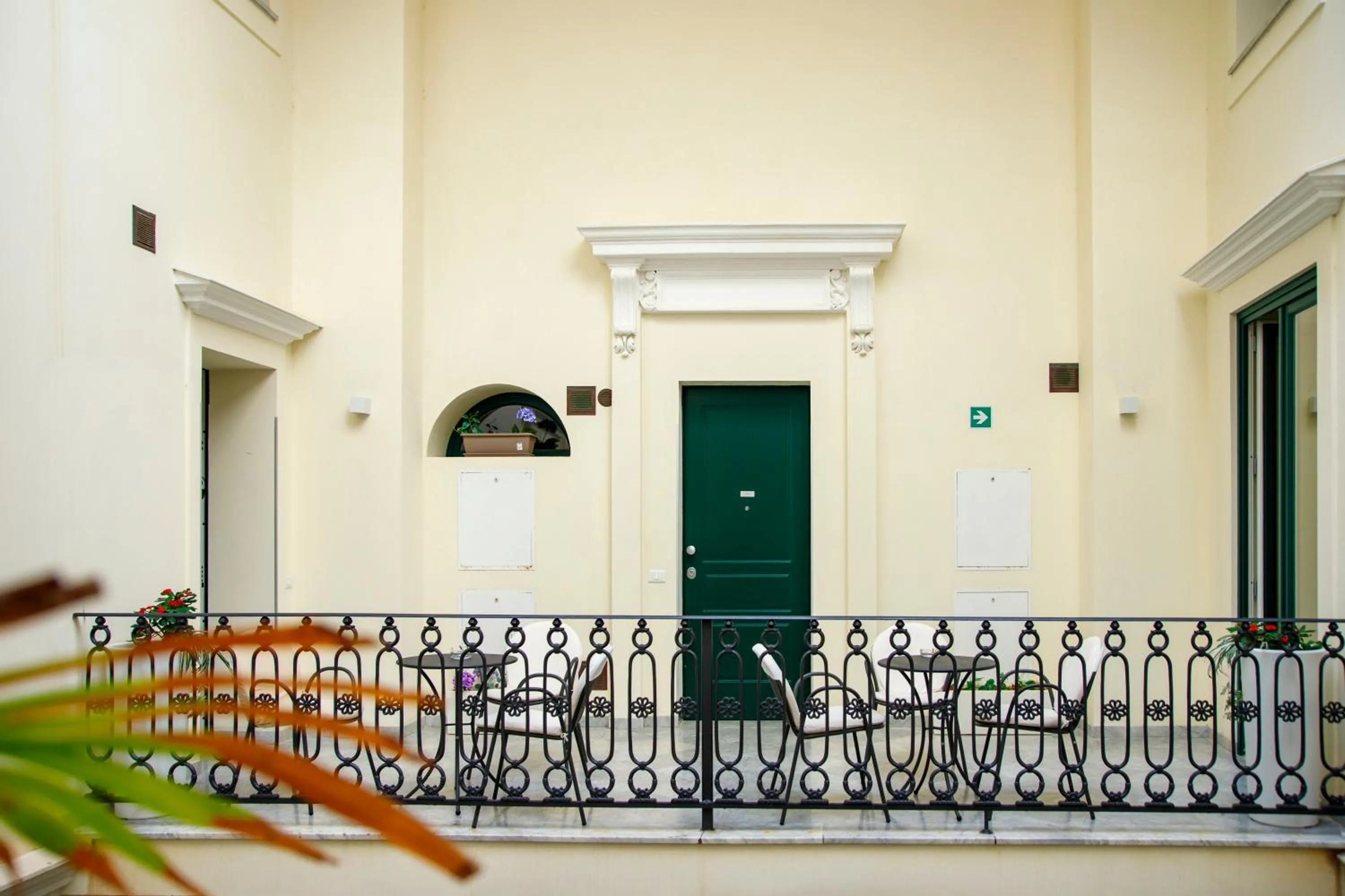 Patio in Central Gallery Rooms- Palazzo D'Ali' Staiti XIX