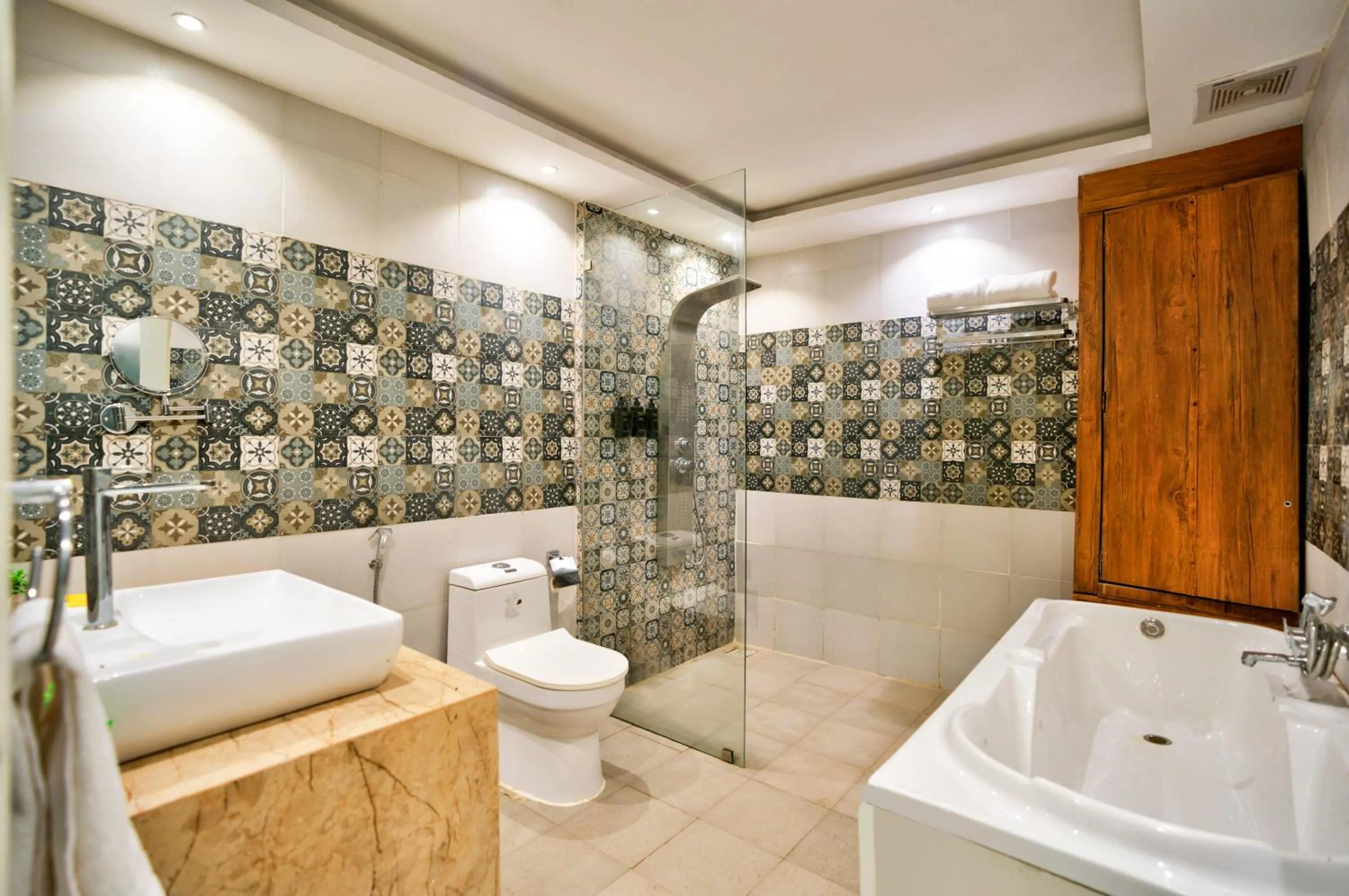 Shower in Raya Resorts