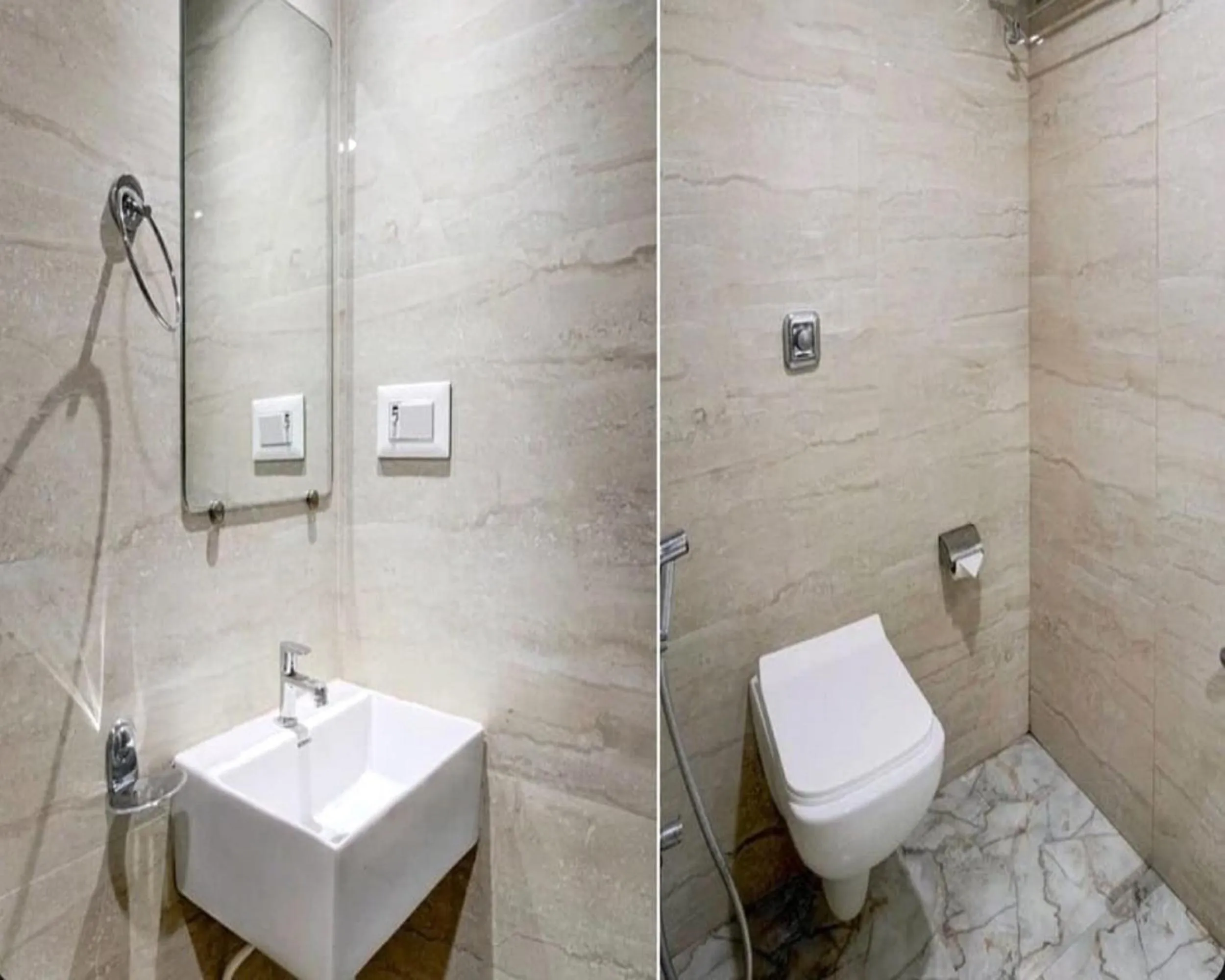 Shower in Hotel Golden Sands Inn Aslpha