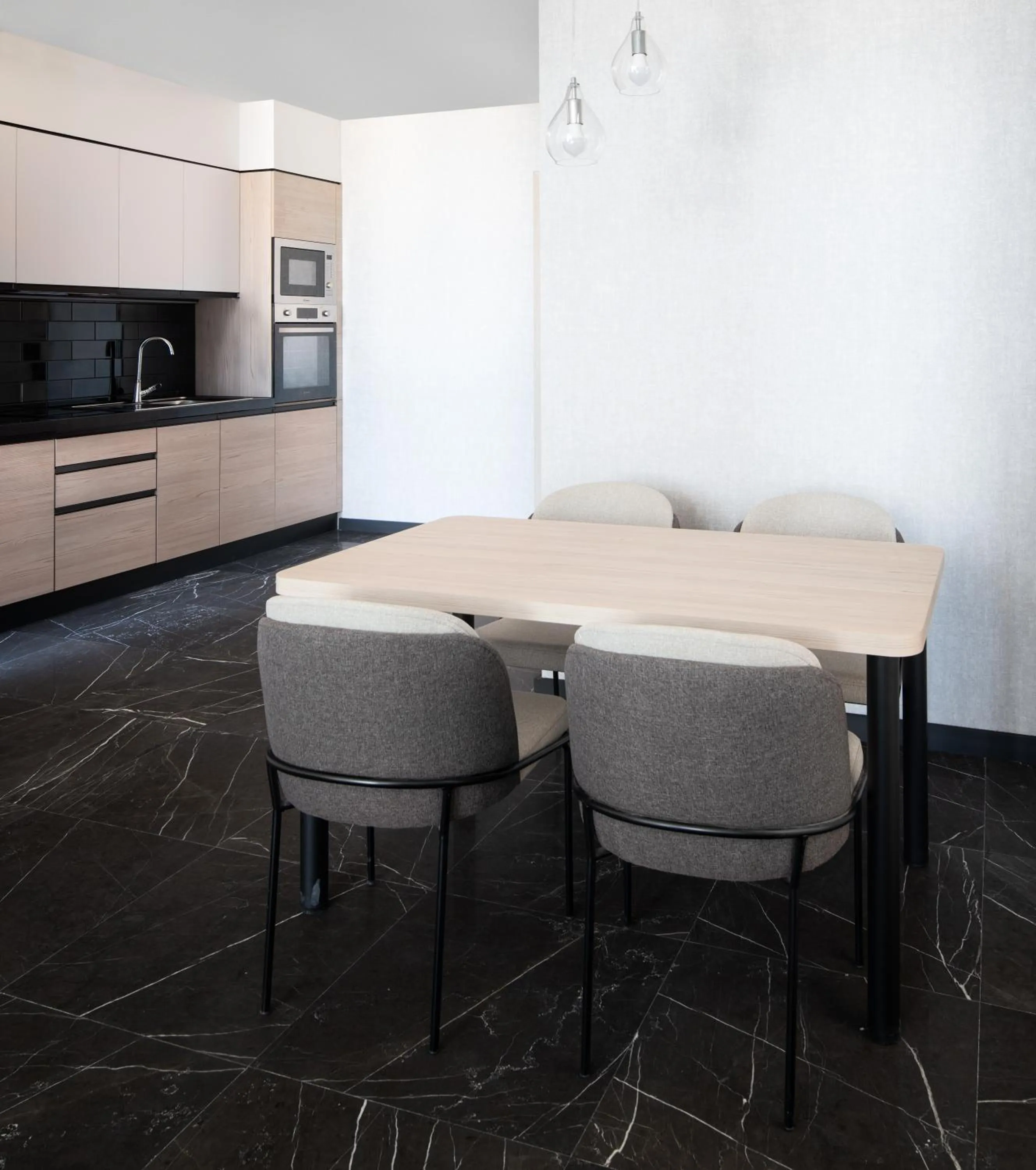 Kitchen or kitchenette in Park Inn by Radisson Hotel & Apartments Kuwait