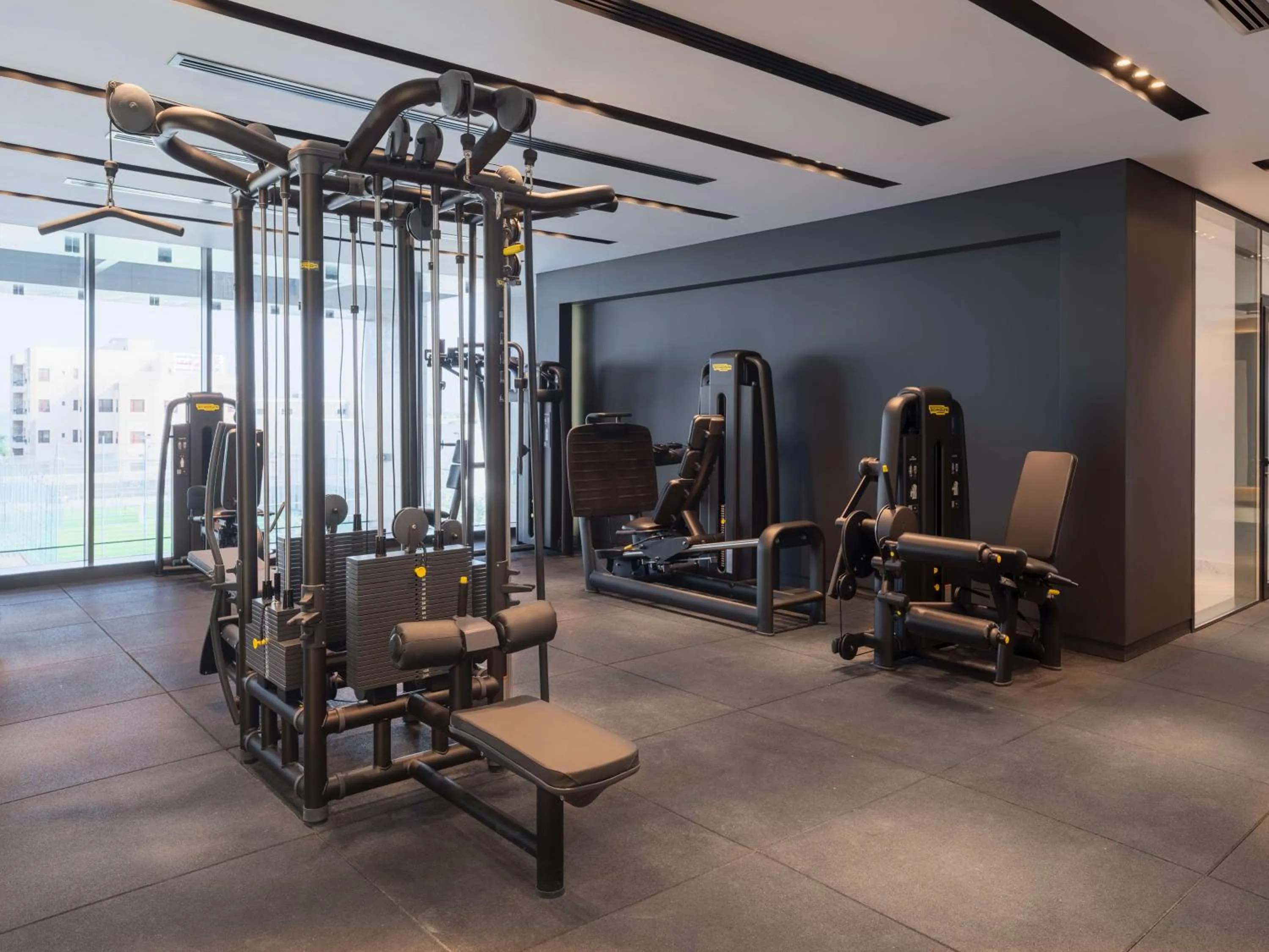 Fitness centre/facilities in Park Inn by Radisson Hotel & Apartments Kuwait