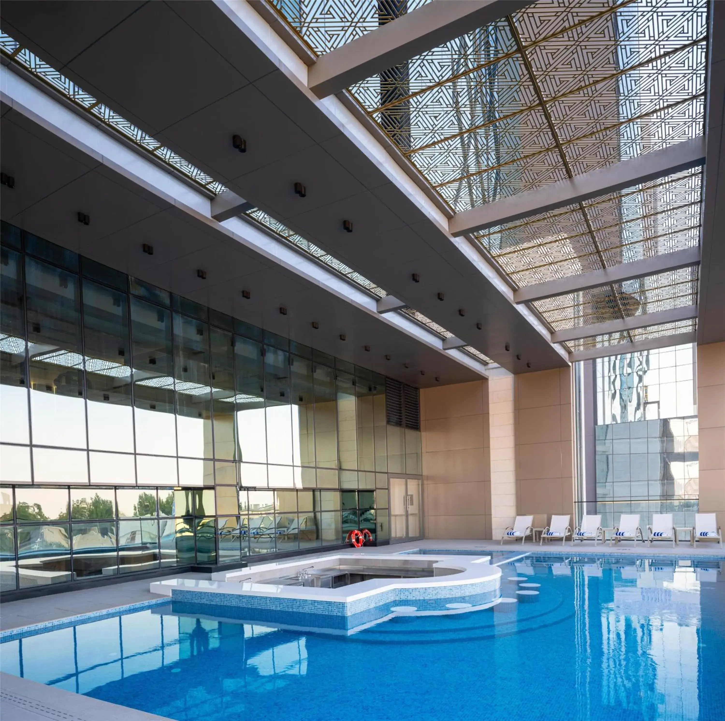 Pool view in Park Inn by Radisson Hotel & Apartments Kuwait Pool view in Park Inn by Radisson Hotel & Apartments Kuwait