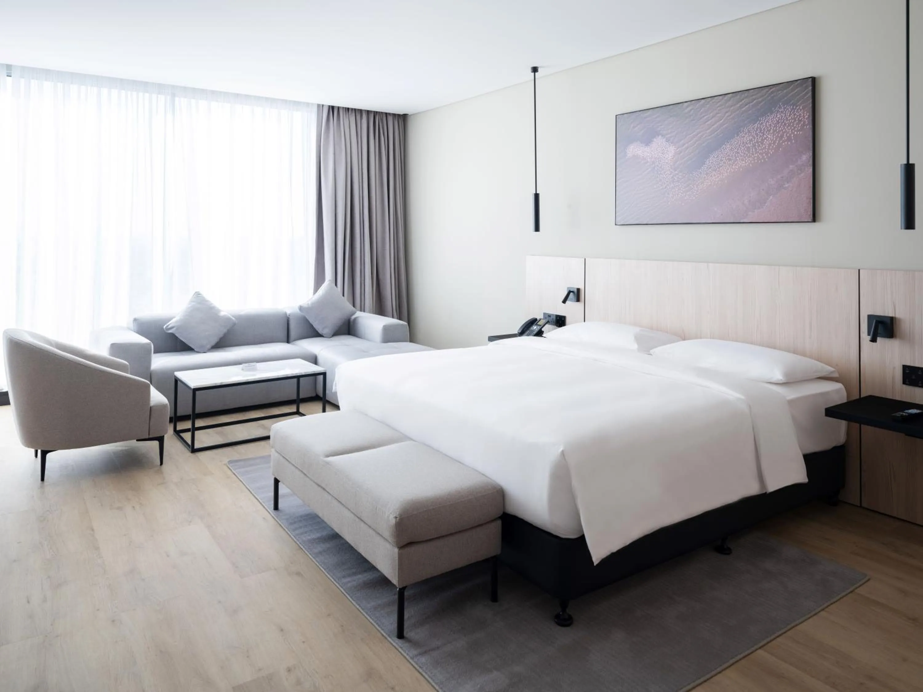 Bedroom, Bed in Park Inn by Radisson Hotel & Apartments Kuwait