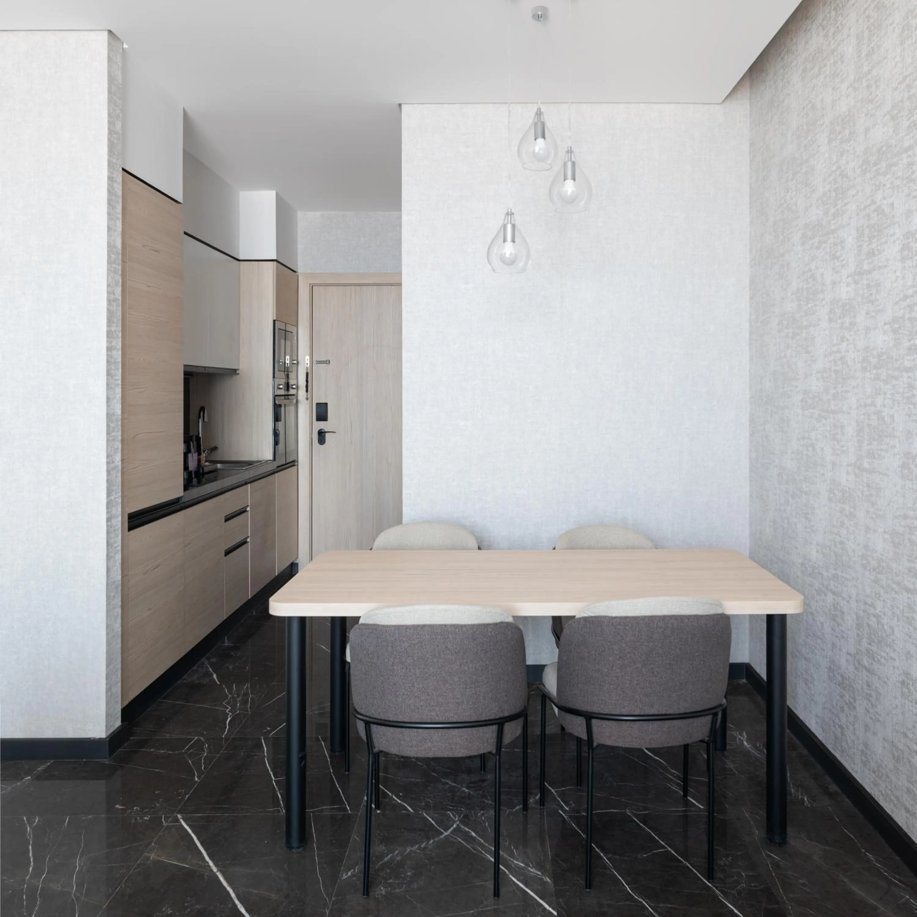 Kitchen or kitchenette in Park Inn by Radisson Hotel & Apartments Kuwait