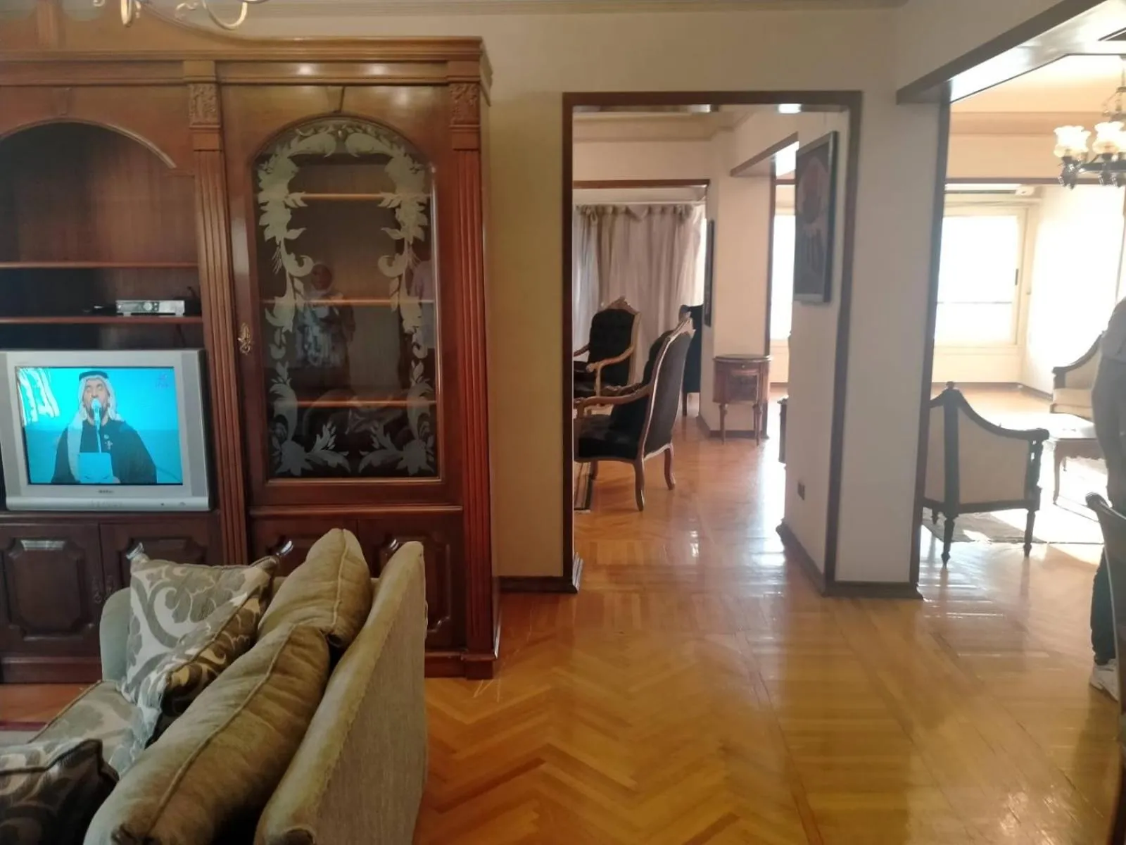 Seating area in Nile sky hotel and suites