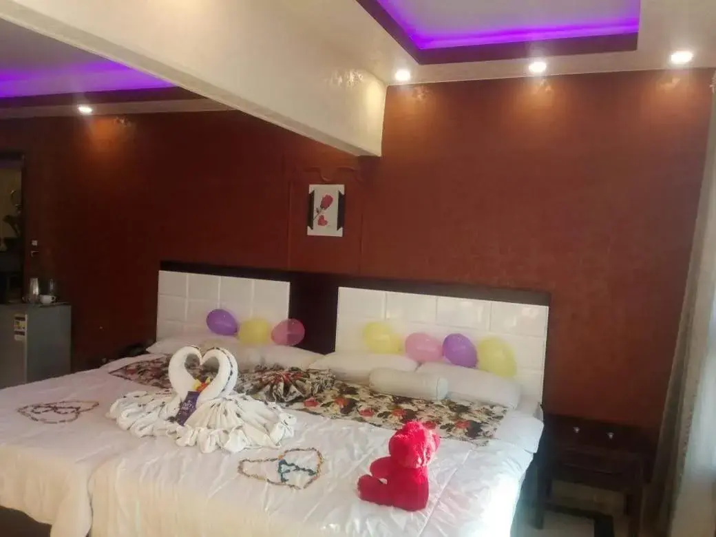 Twin Room with City View in Nile sky hotel and suites Twin Room with City View in Nile sky hotel and suites