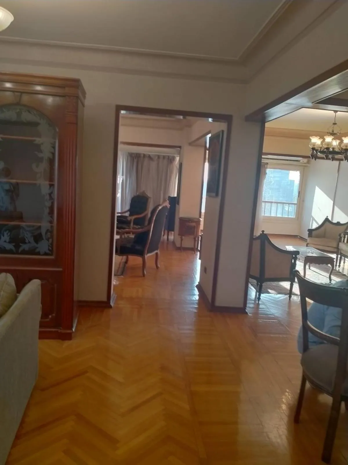 Seating area in Nile sky hotel and suites