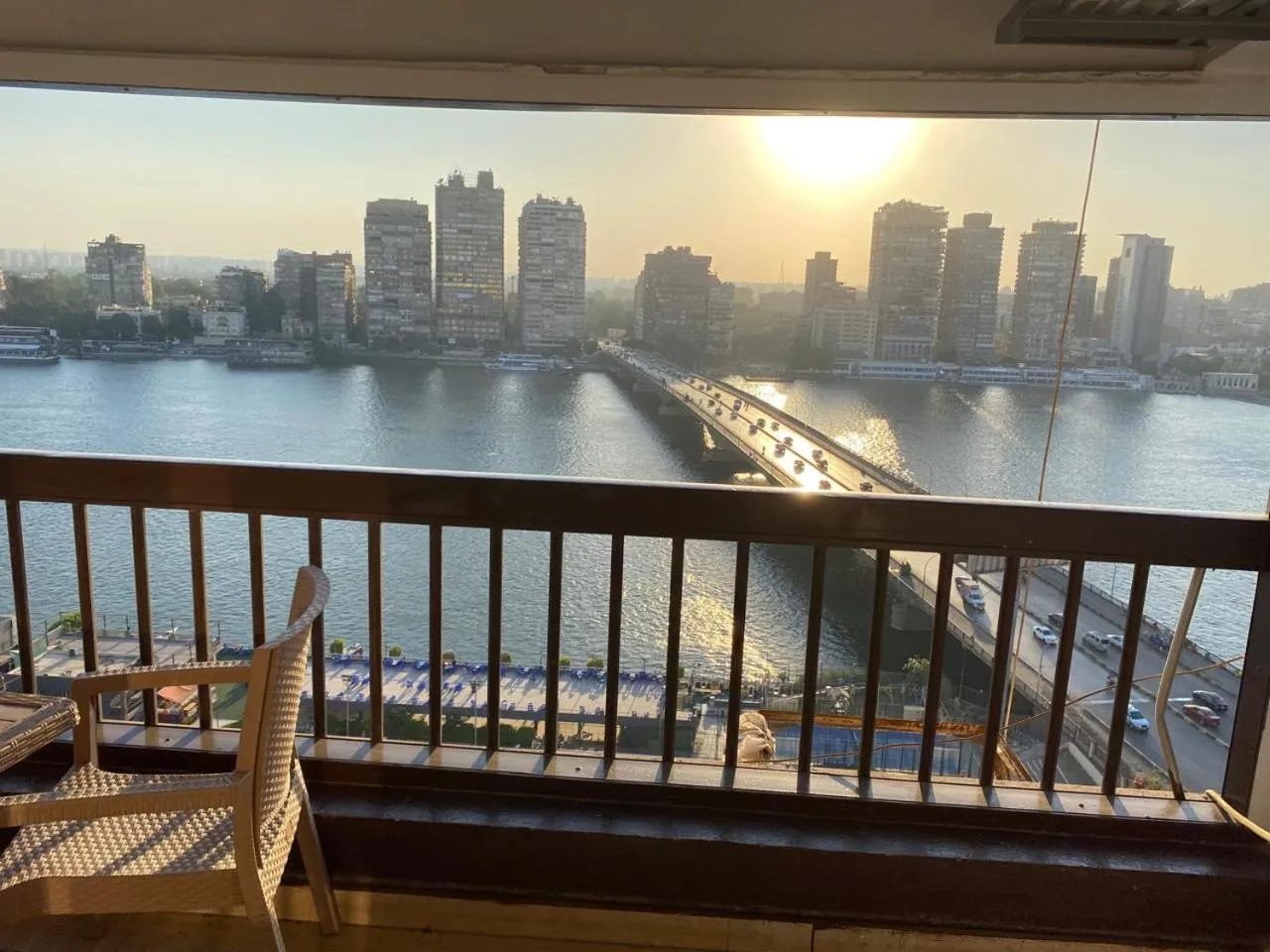 Balcony/Terrace in Nile sky hotel and suites