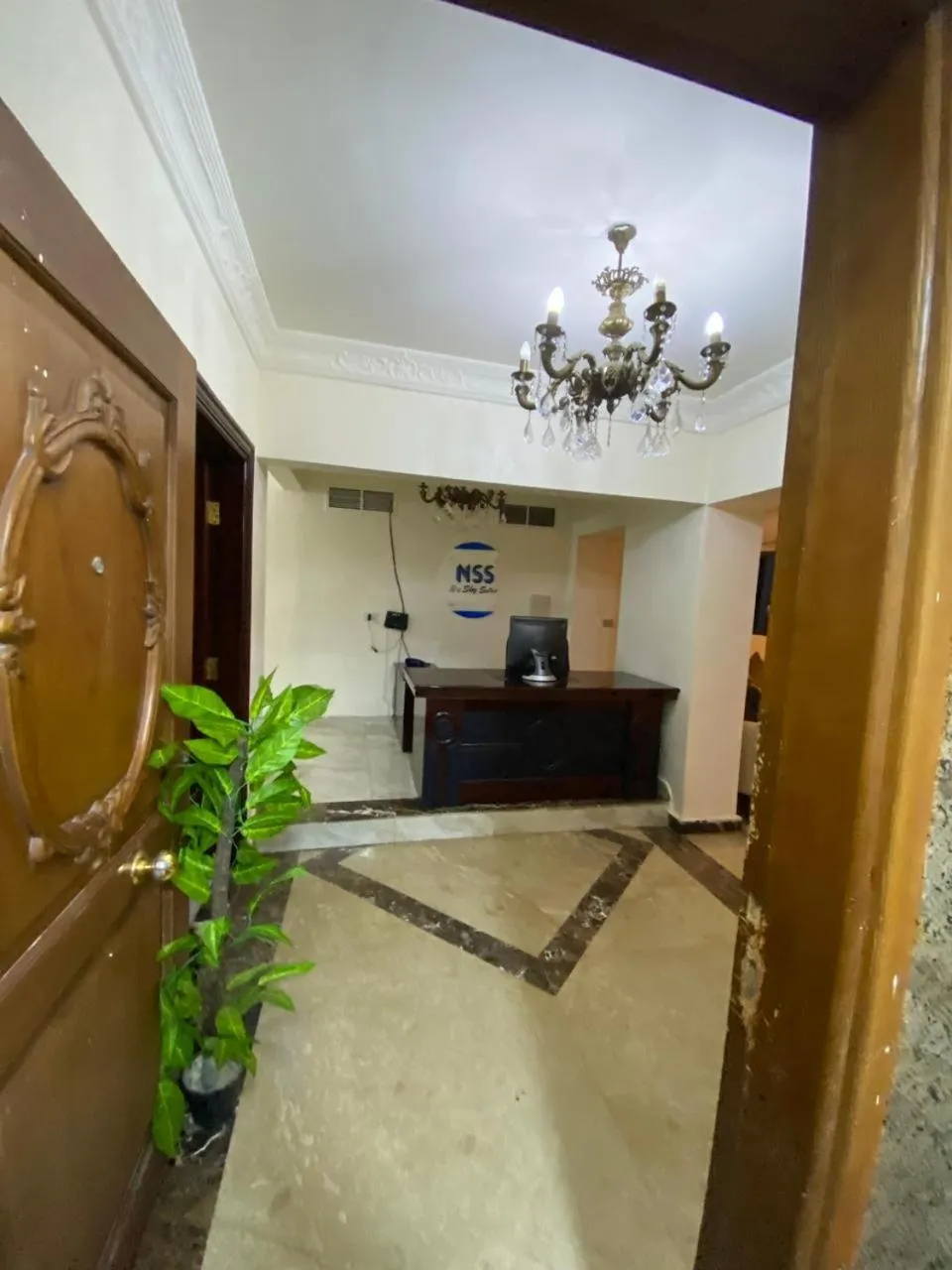 Seating area in Nile sky hotel and suites