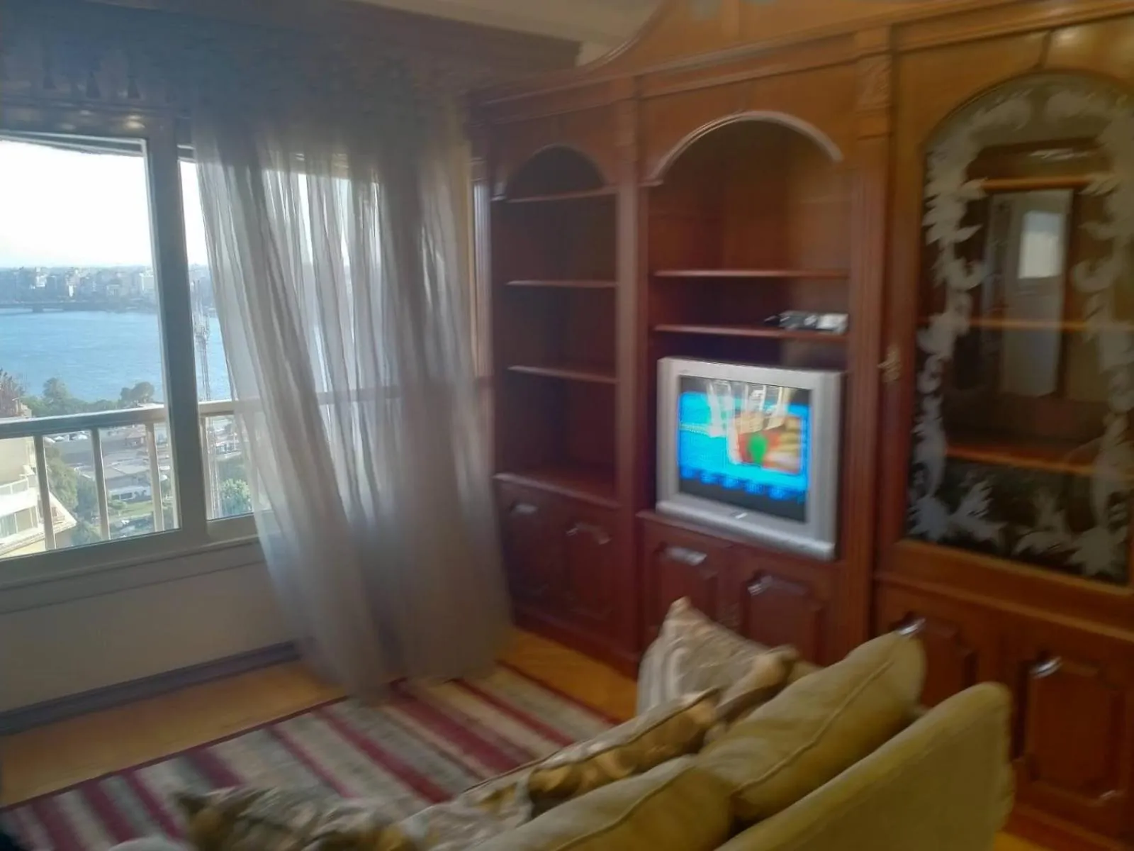 Seating area in Nile sky hotel and suites