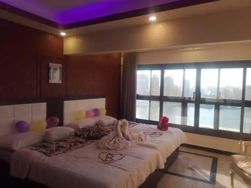 Bedroom, Bed in Nile sky hotel and suites