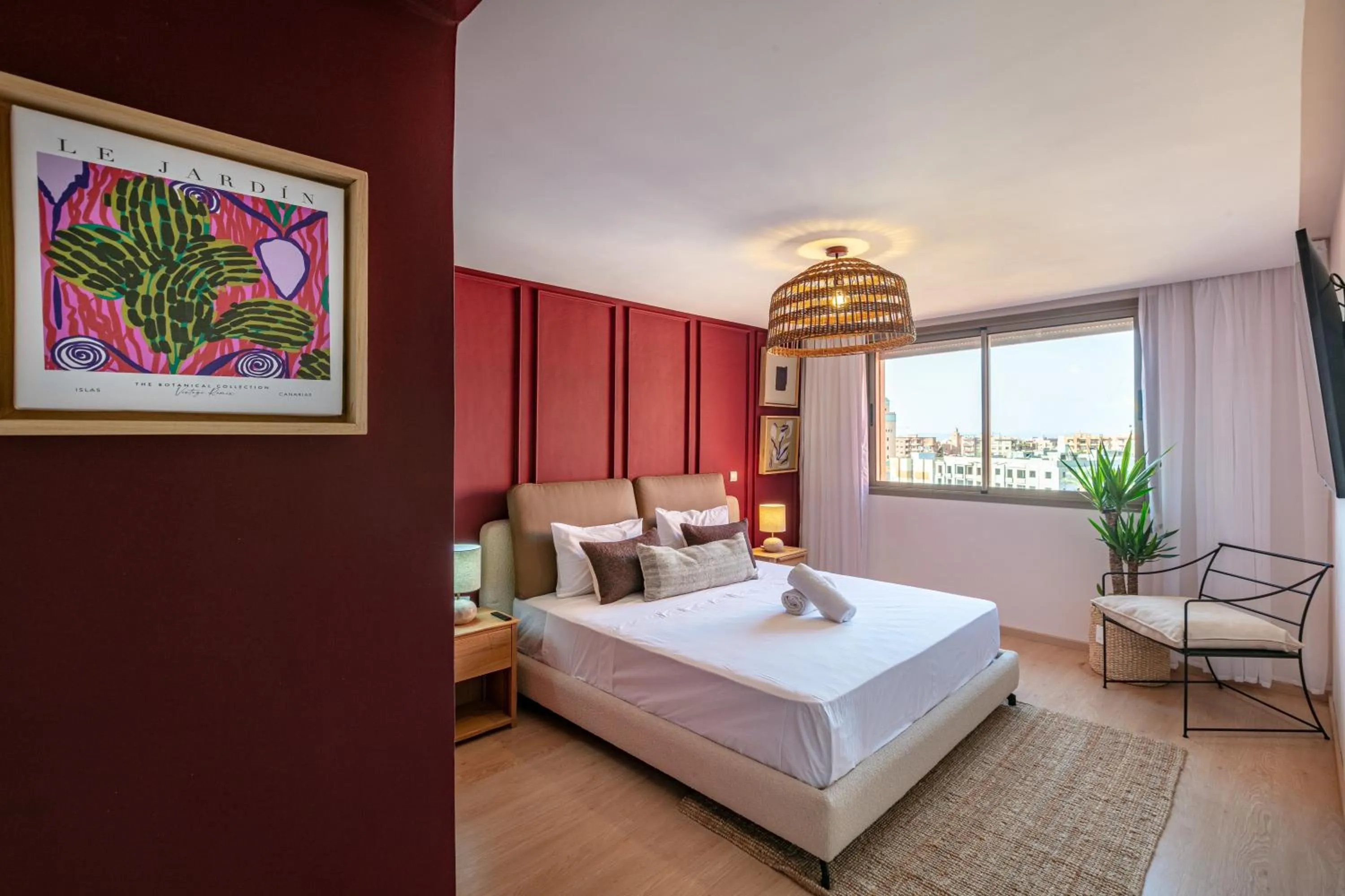 Bed in Migdal Gueliz Apart Hôtel