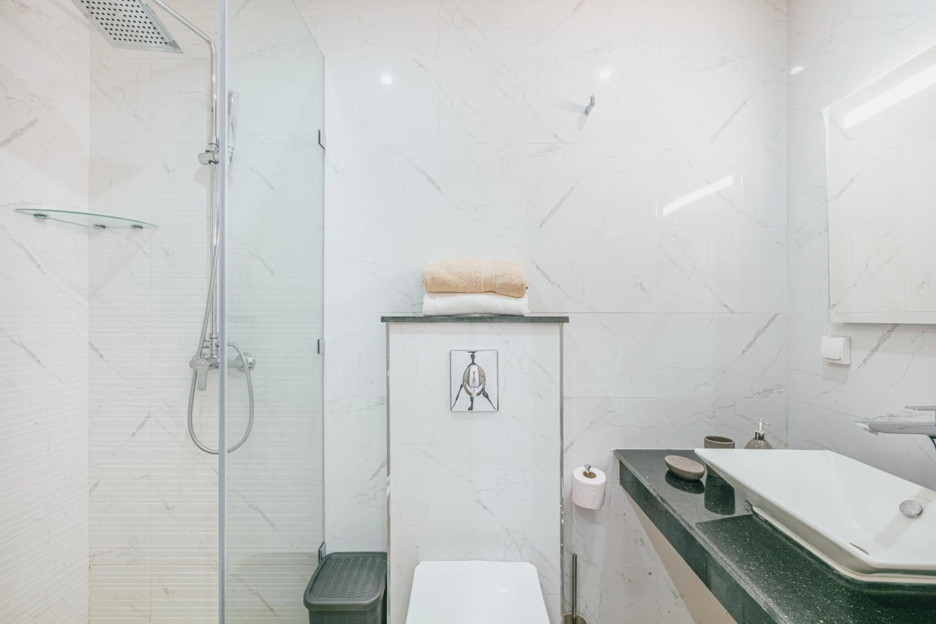 Shower in Migdal Gueliz Apart Hôtel