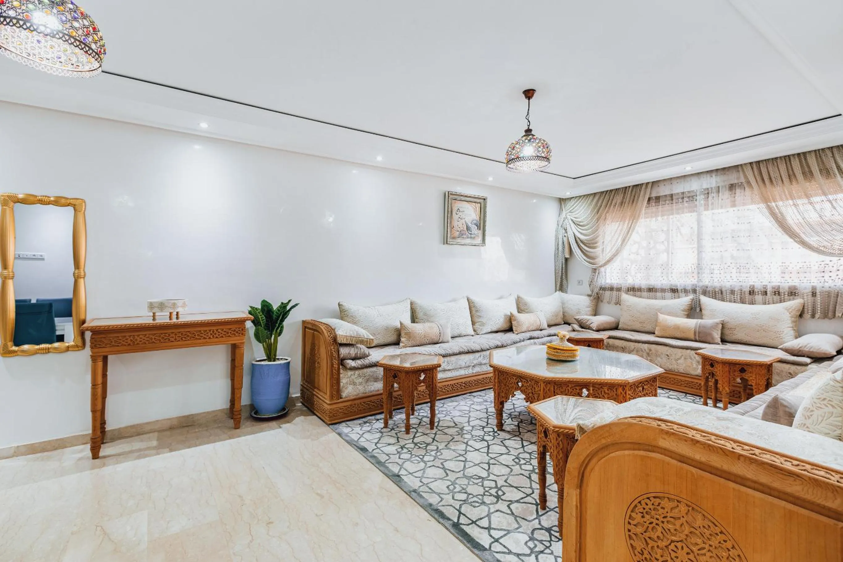 Living room in Migdal Gueliz Apart Hôtel