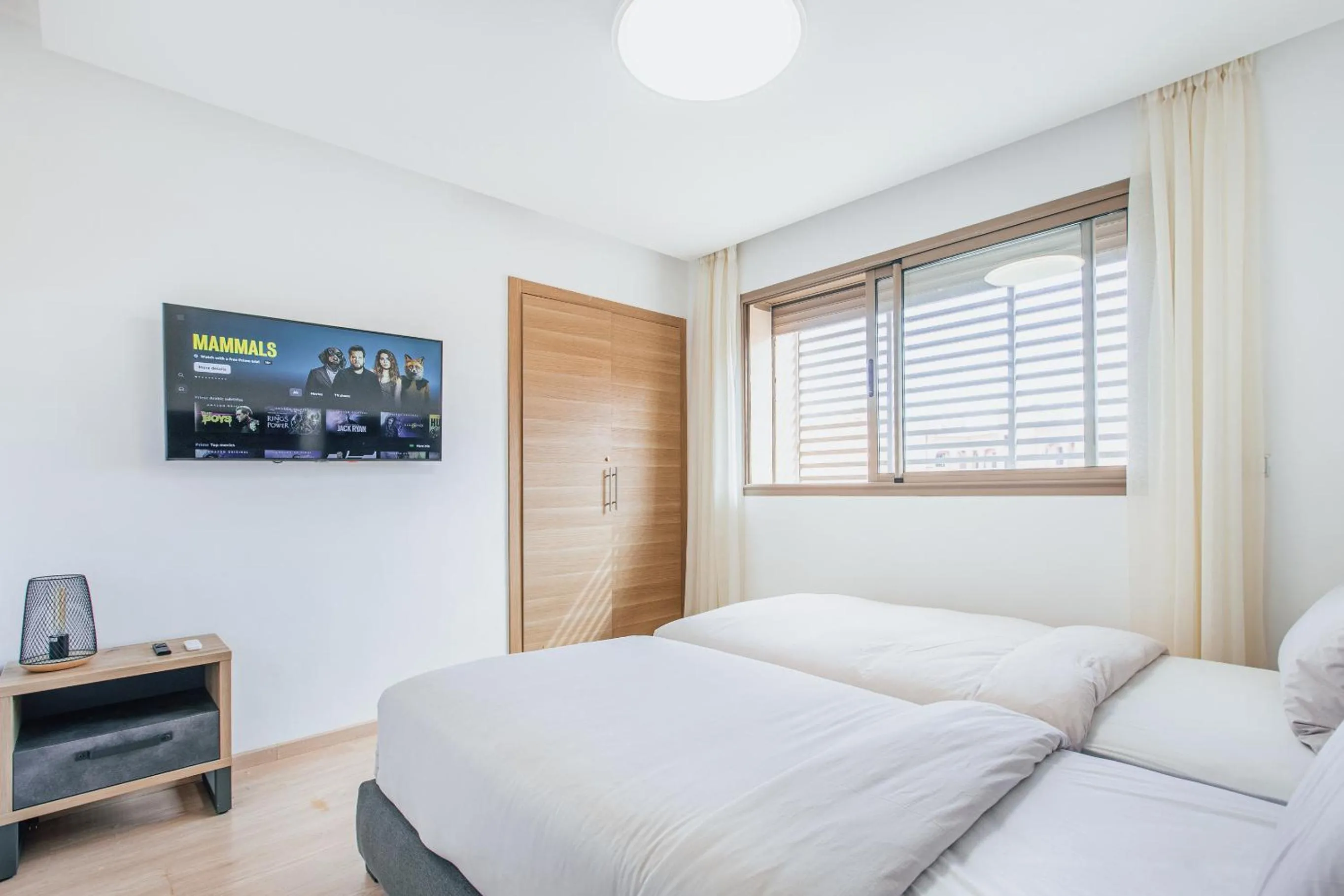 Communal lounge/ TV room, Bed in Migdal Gueliz Apart Hôtel
