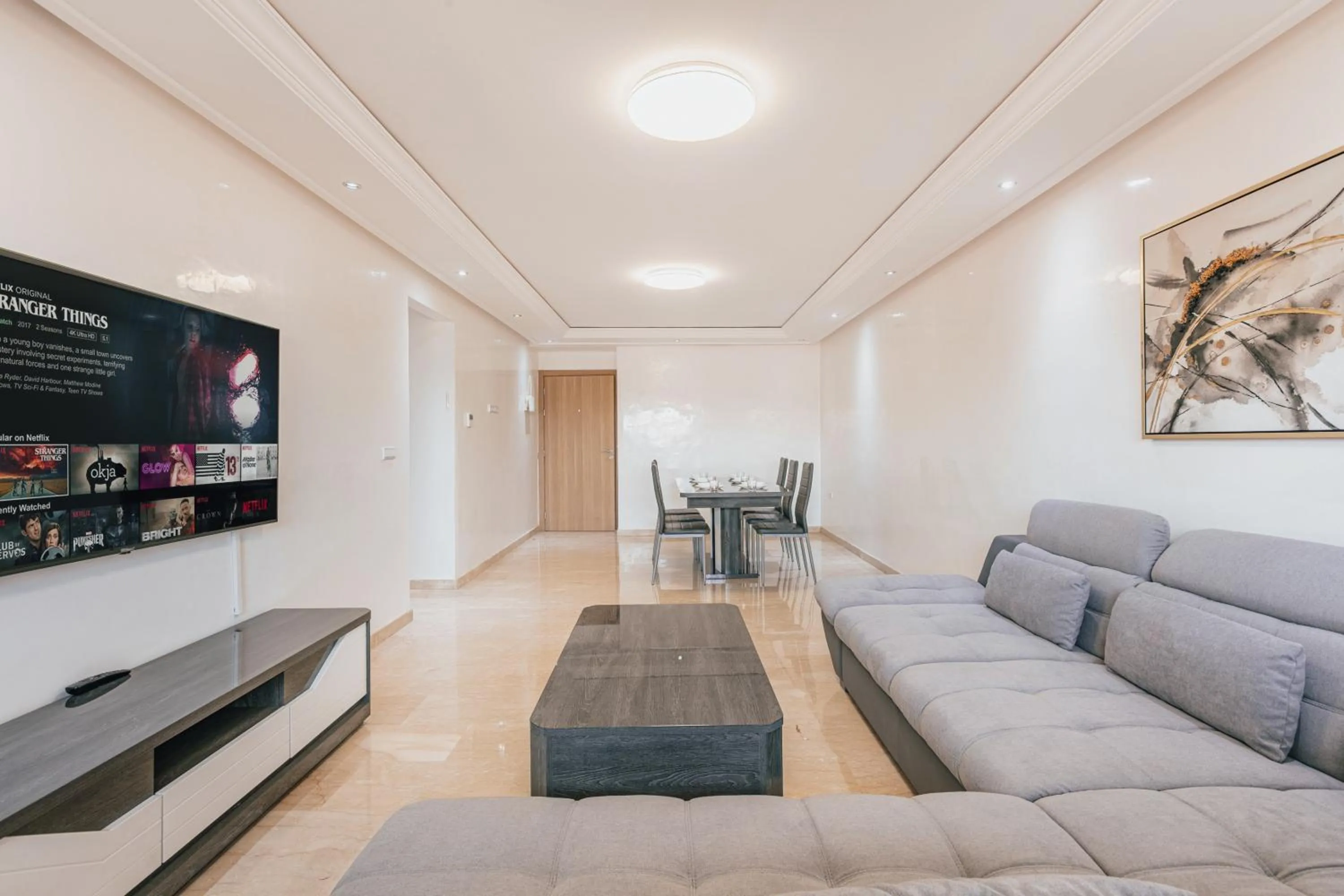 Communal lounge/ TV room in Migdal Gueliz Apart Hôtel