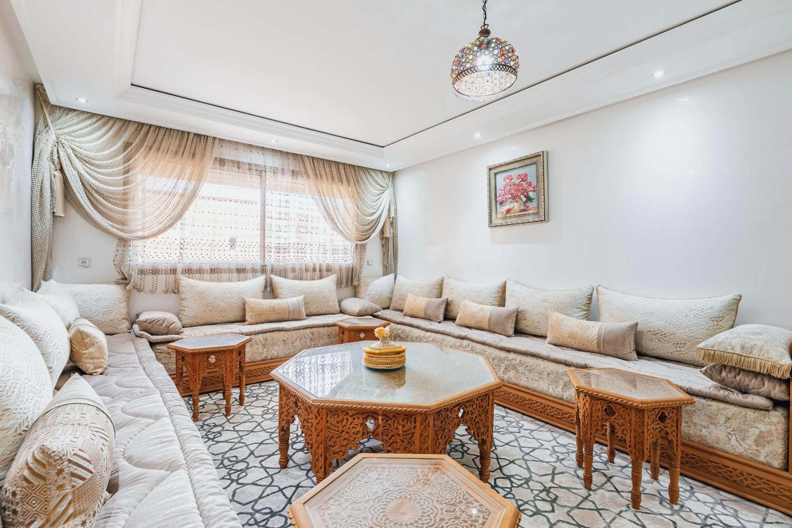 Living room in Migdal Gueliz Apart Hôtel