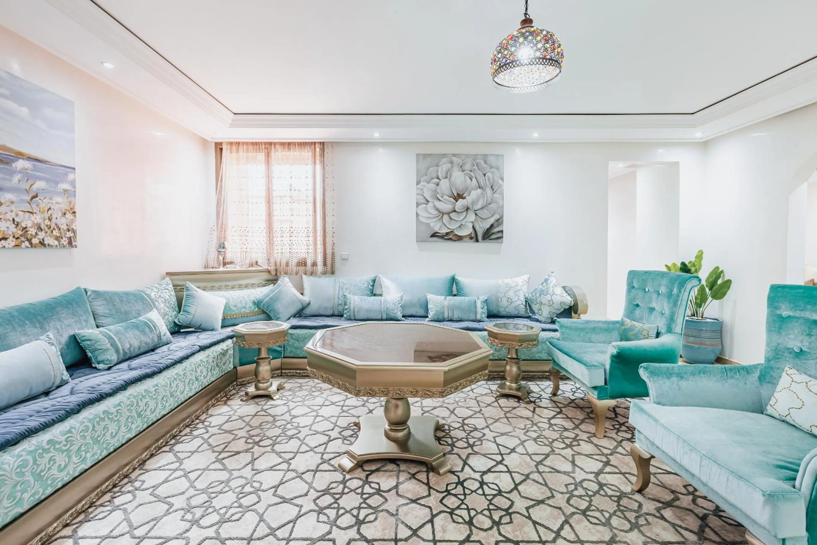 Living room in Migdal Gueliz Apart Hôtel