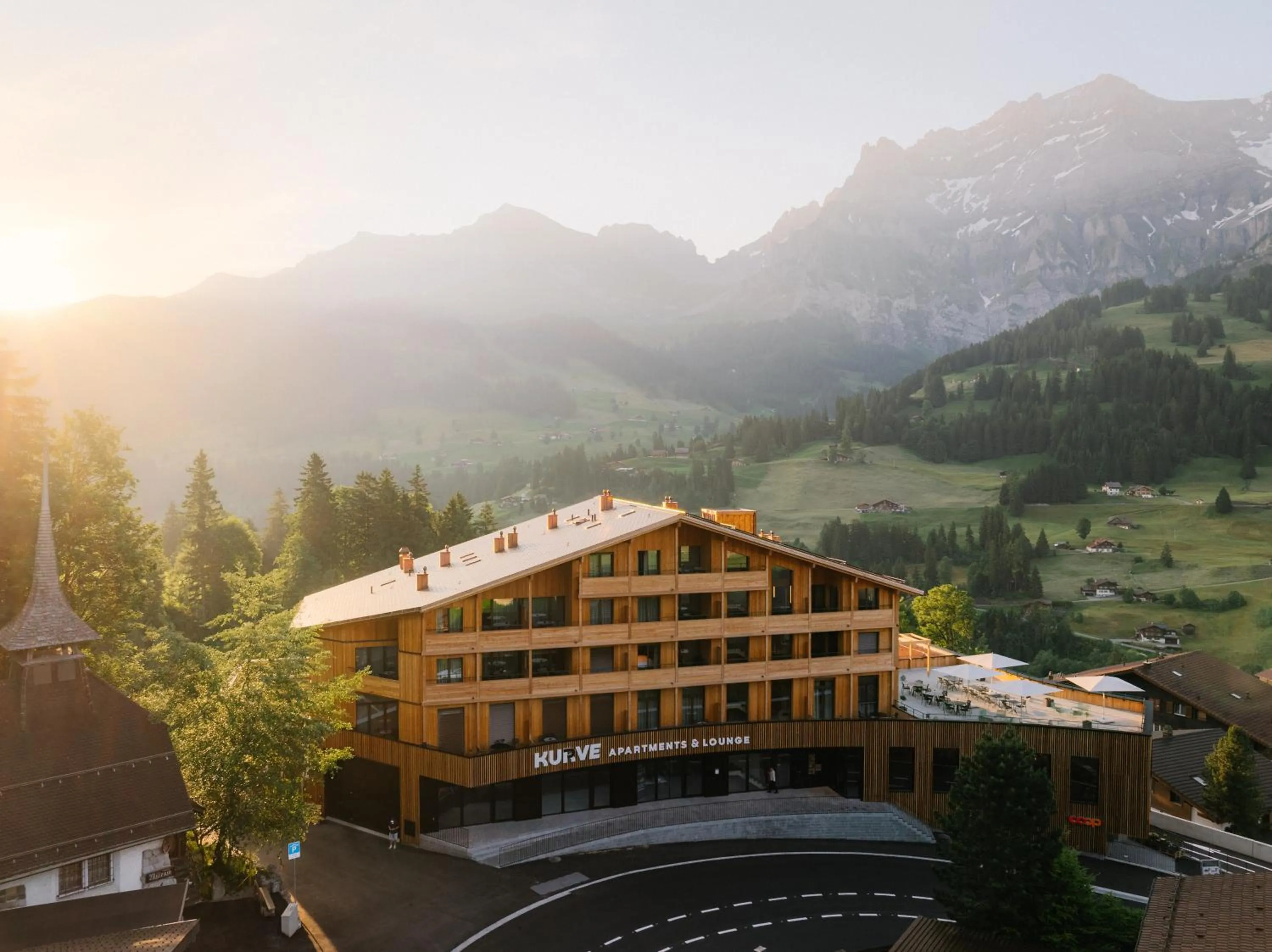 Facade/entrance in KURVE Apartments & Lounge