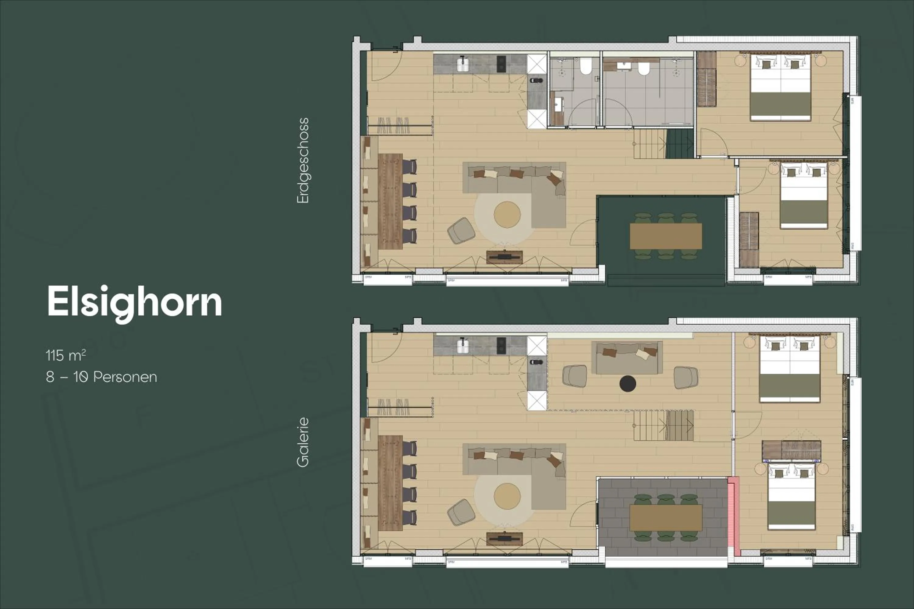 Floor plan in KURVE Apartments & Lounge