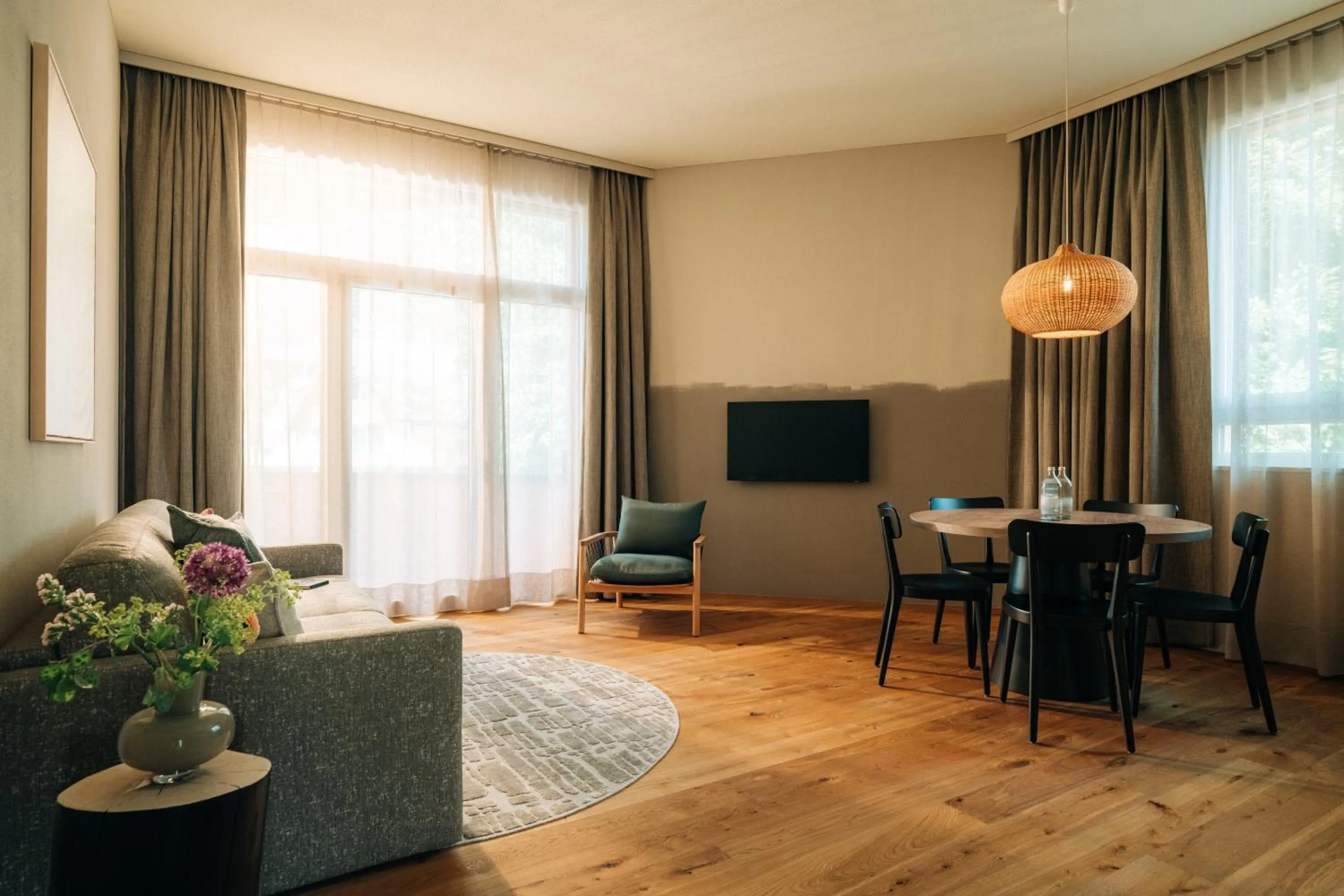 Living room in KURVE Apartments & Lounge