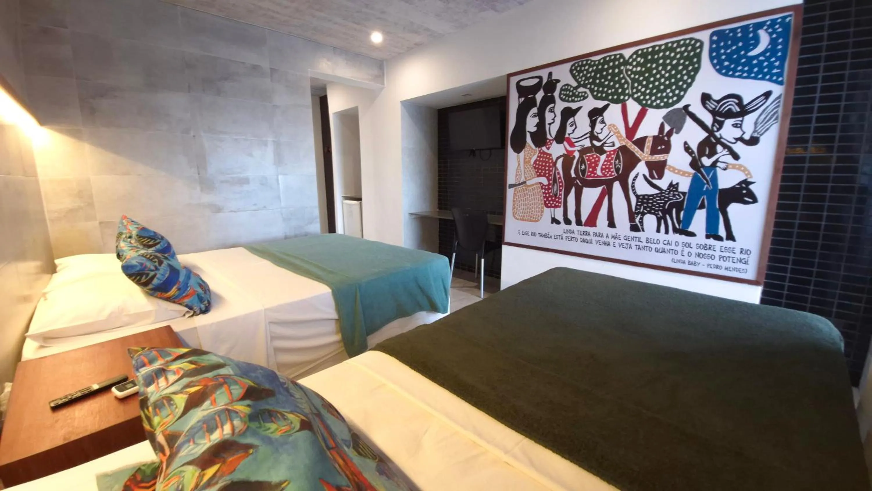 Bed in GoldMen Vila do Mar Natal