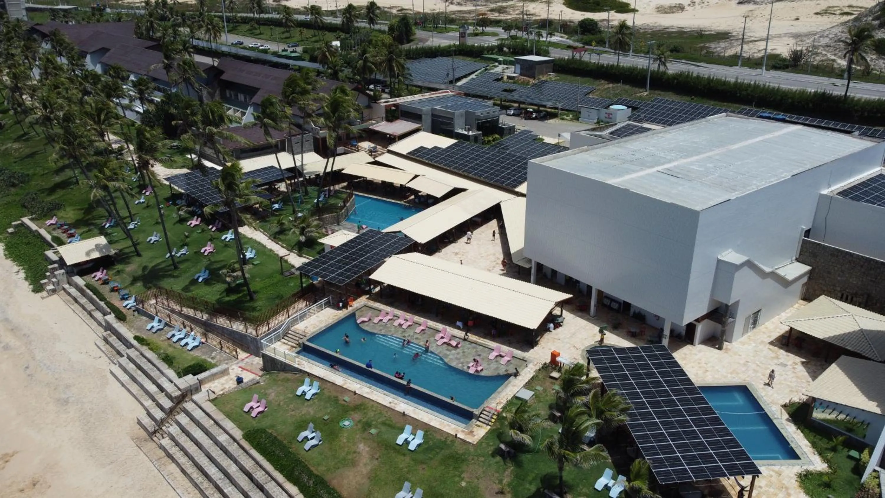 Pool view in GoldMen Vila do Mar Natal