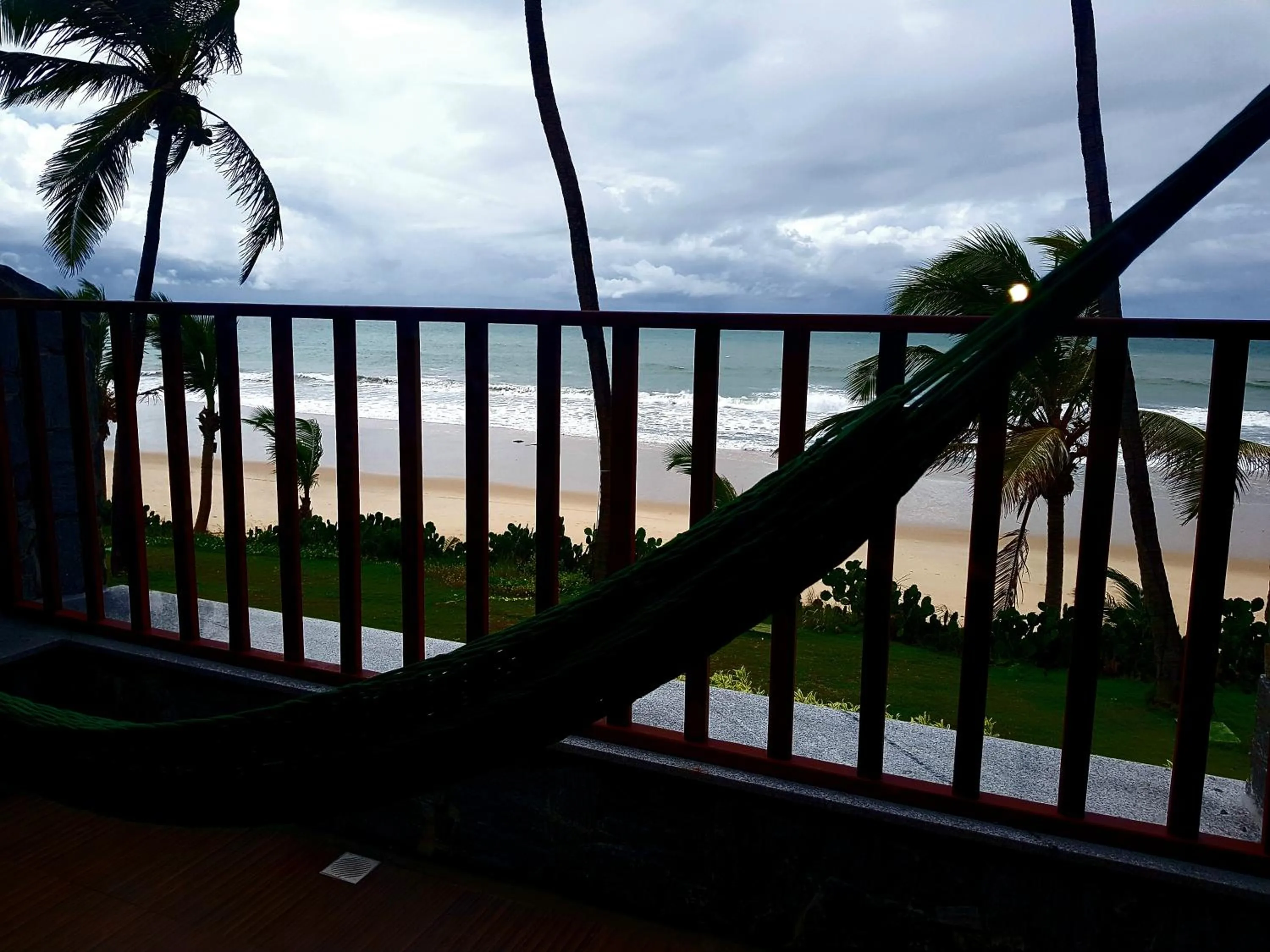 Balcony/Terrace in GoldMen Vila do Mar Natal