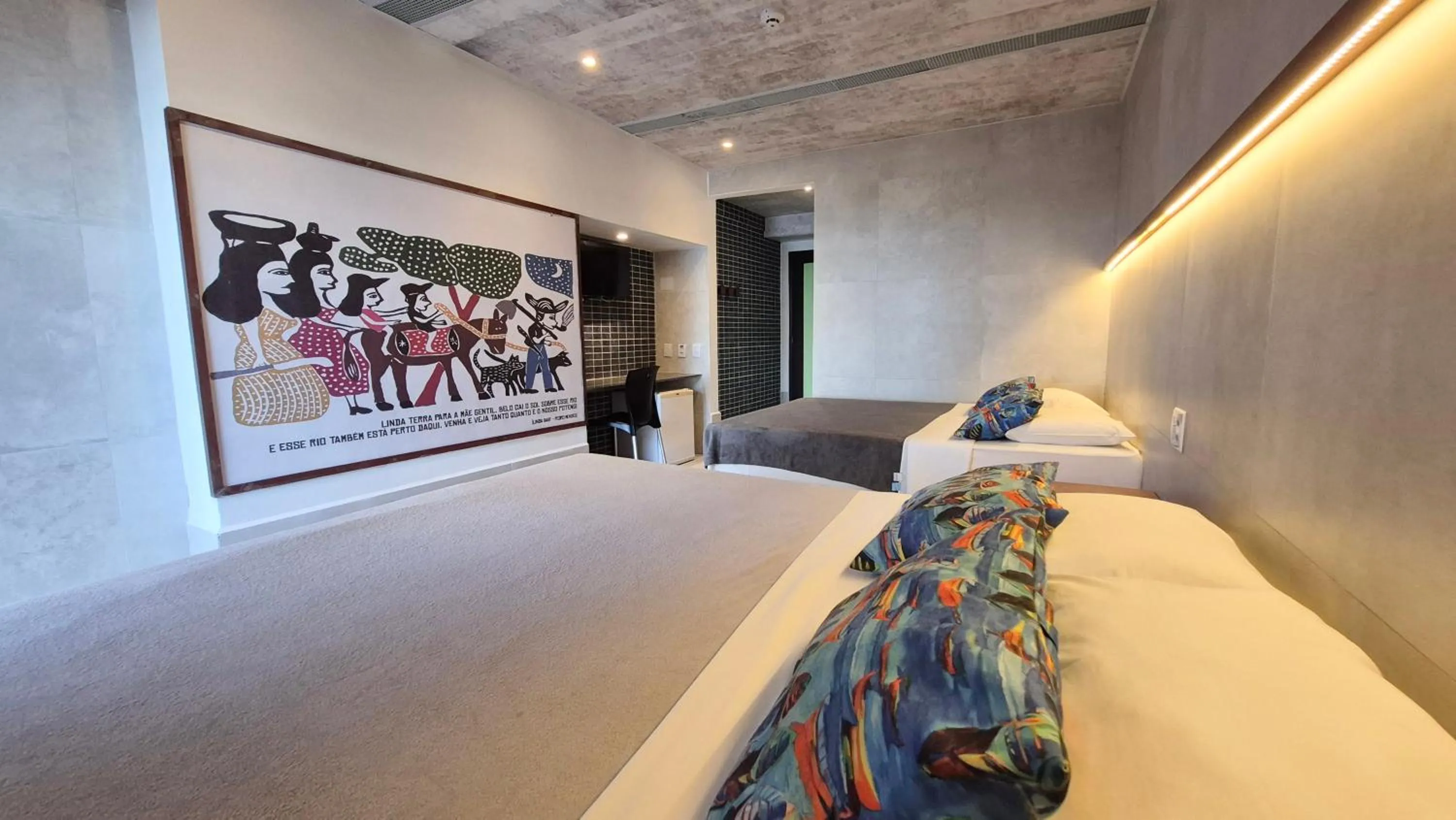 Bed in GoldMen Vila do Mar Natal