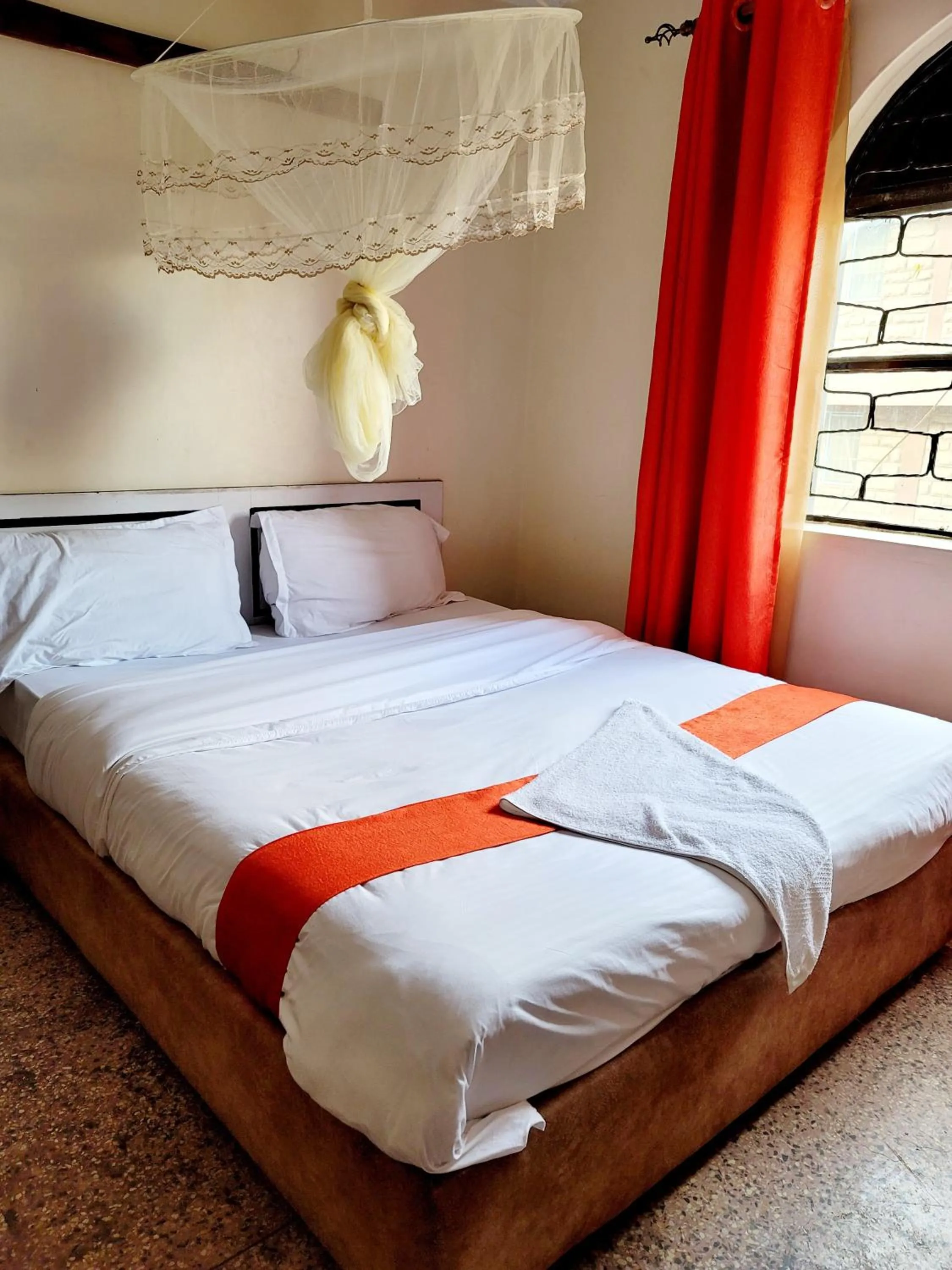 Bed in Nairobi City Space Hotel