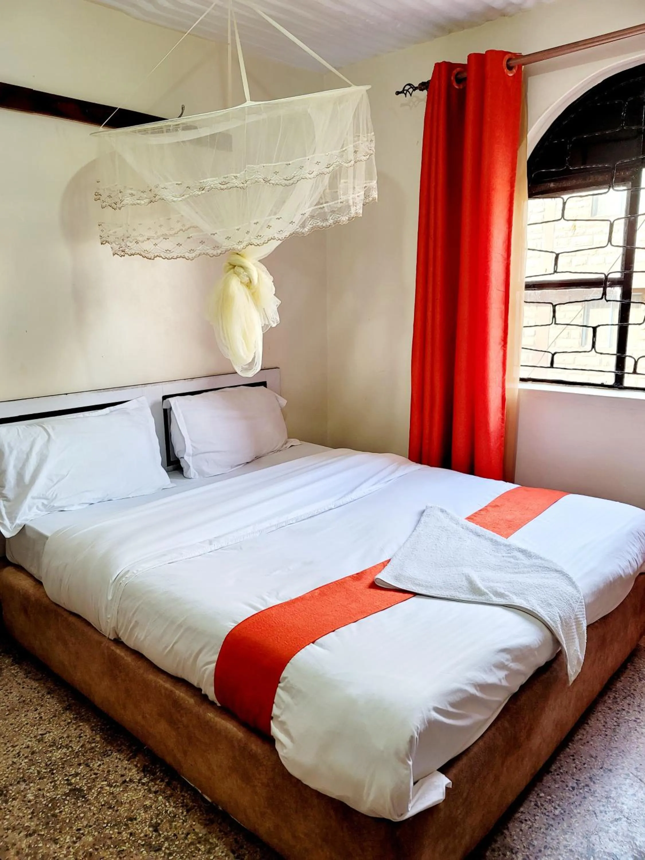 Bed in Nairobi City Space Hotel