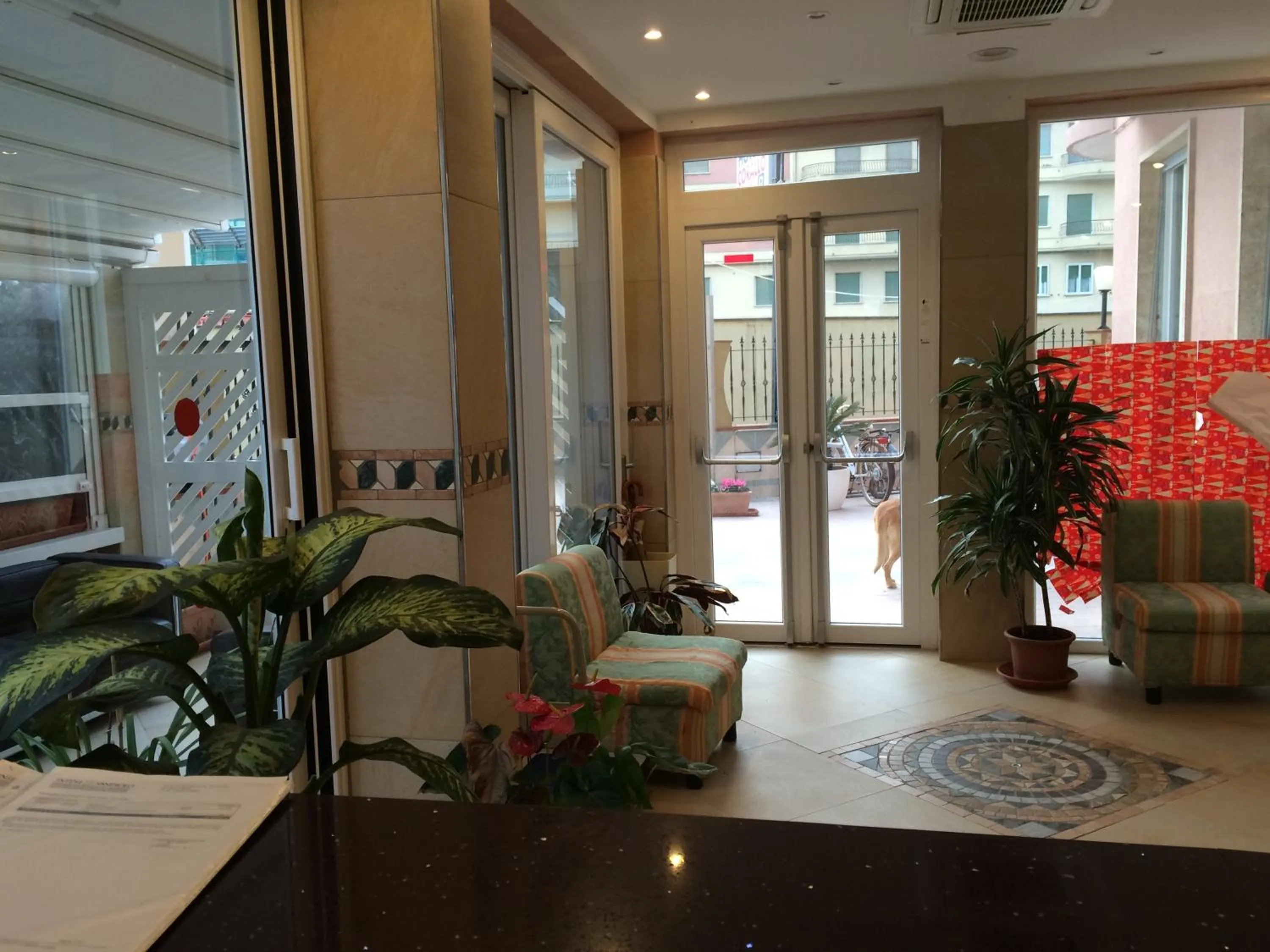 Decorative detail in Hotel Corallo