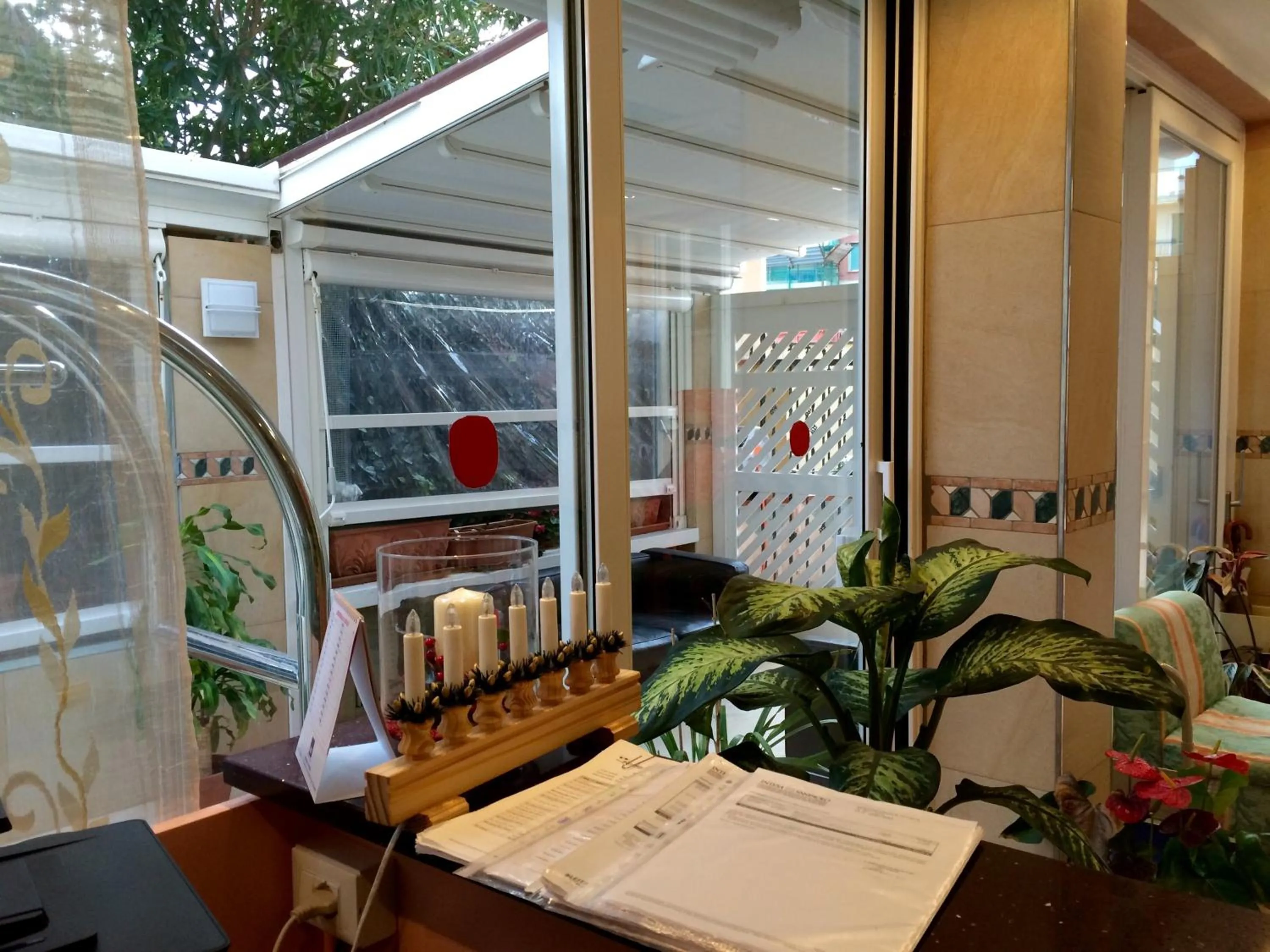 Decorative detail in Hotel Corallo