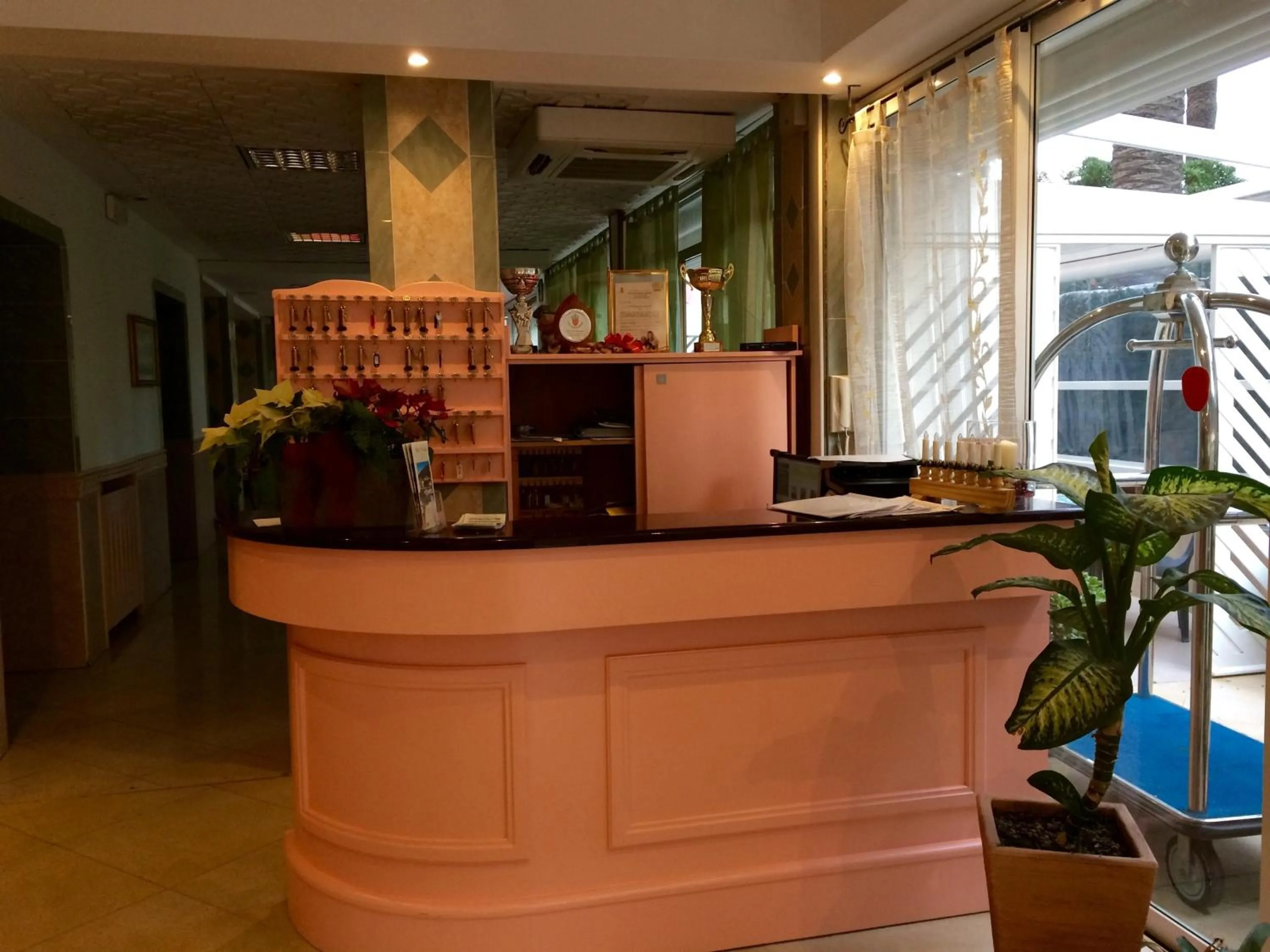 Decorative detail in Hotel Corallo