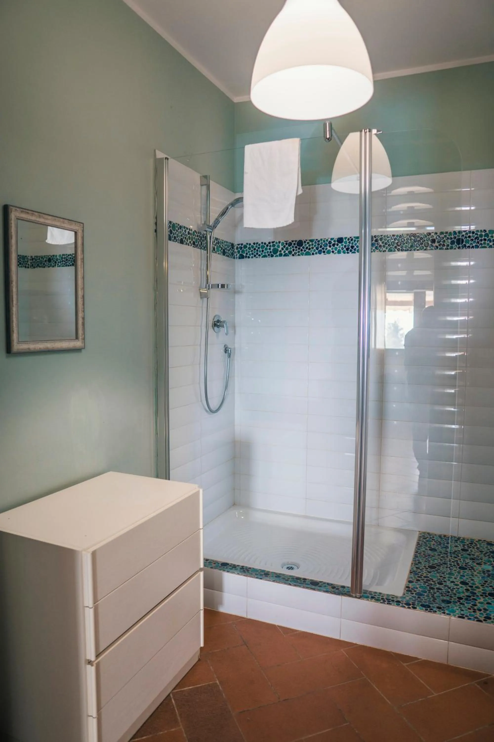 Shower in Villa La Lumia B&B Suites & Apartments