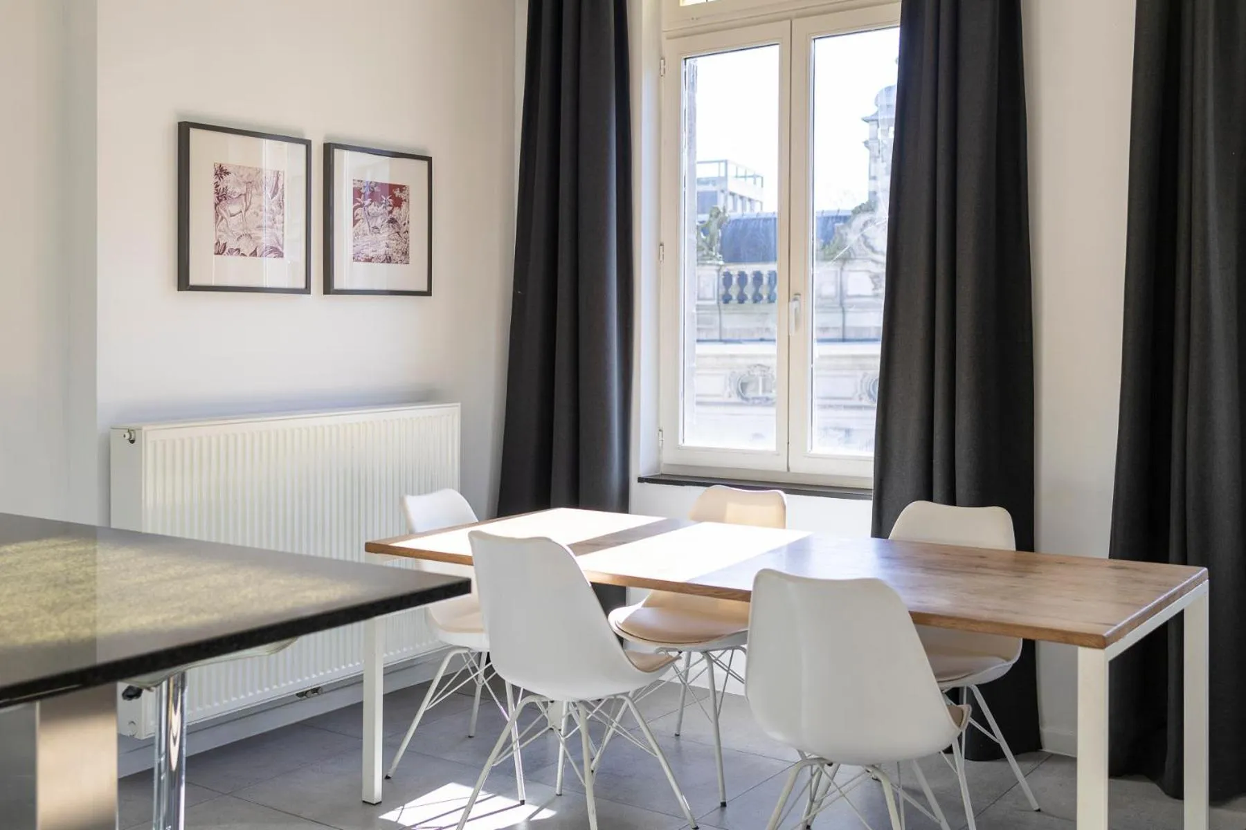 Seating area in Smartflats - Meir Antwerp