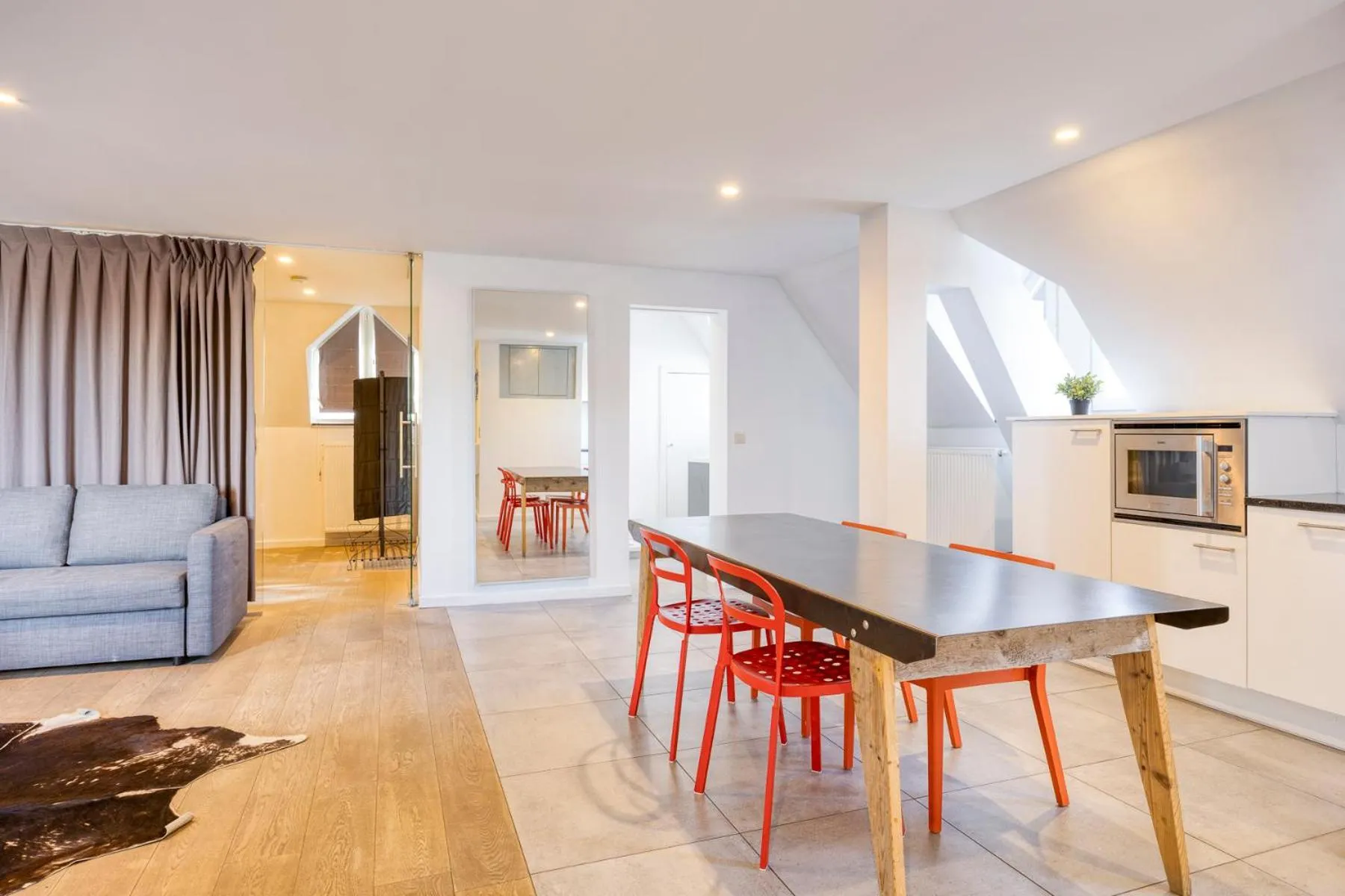 Kitchen or kitchenette in Smartflats - Meir Antwerp