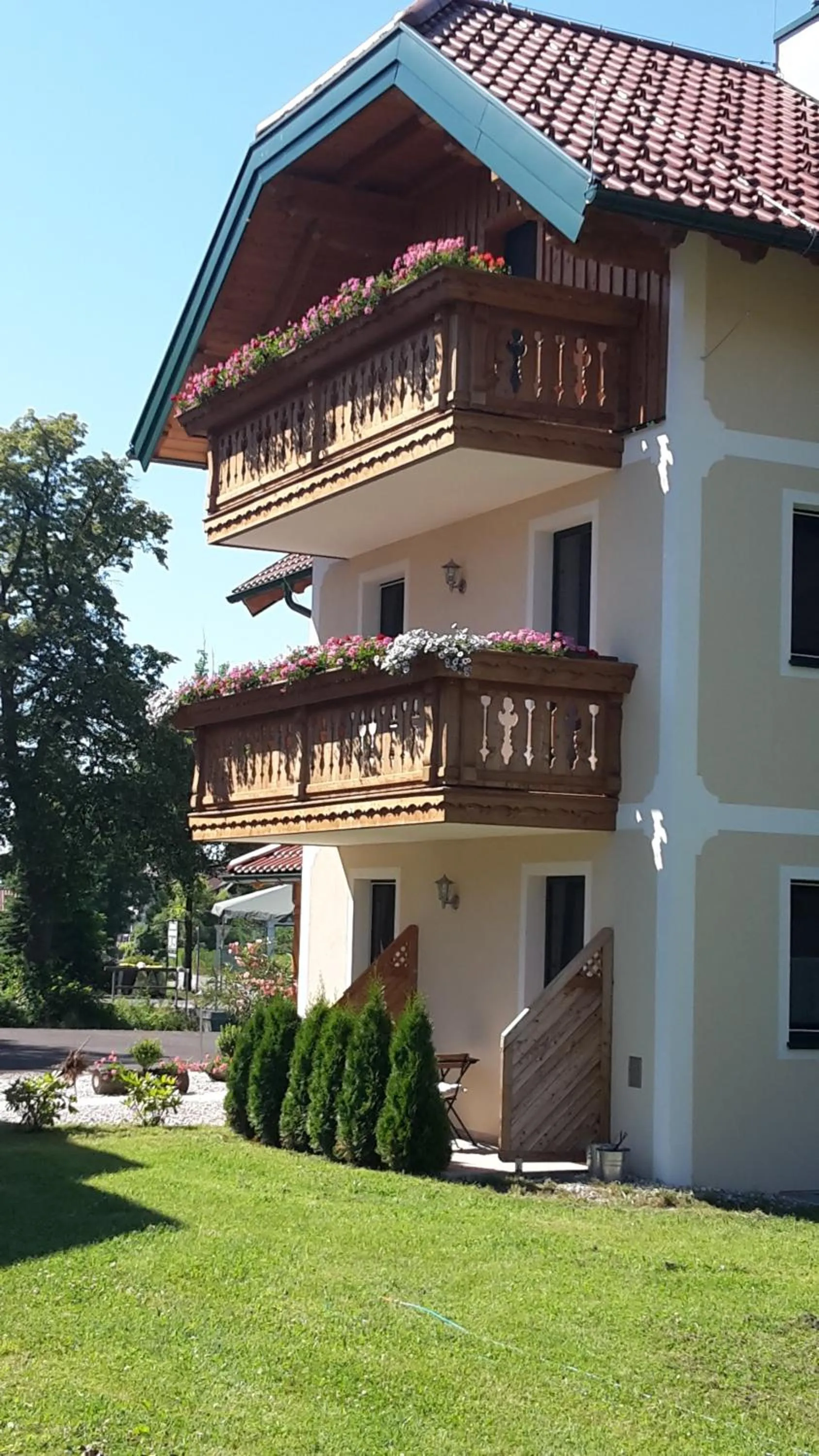 Garden in Pension Ballwein