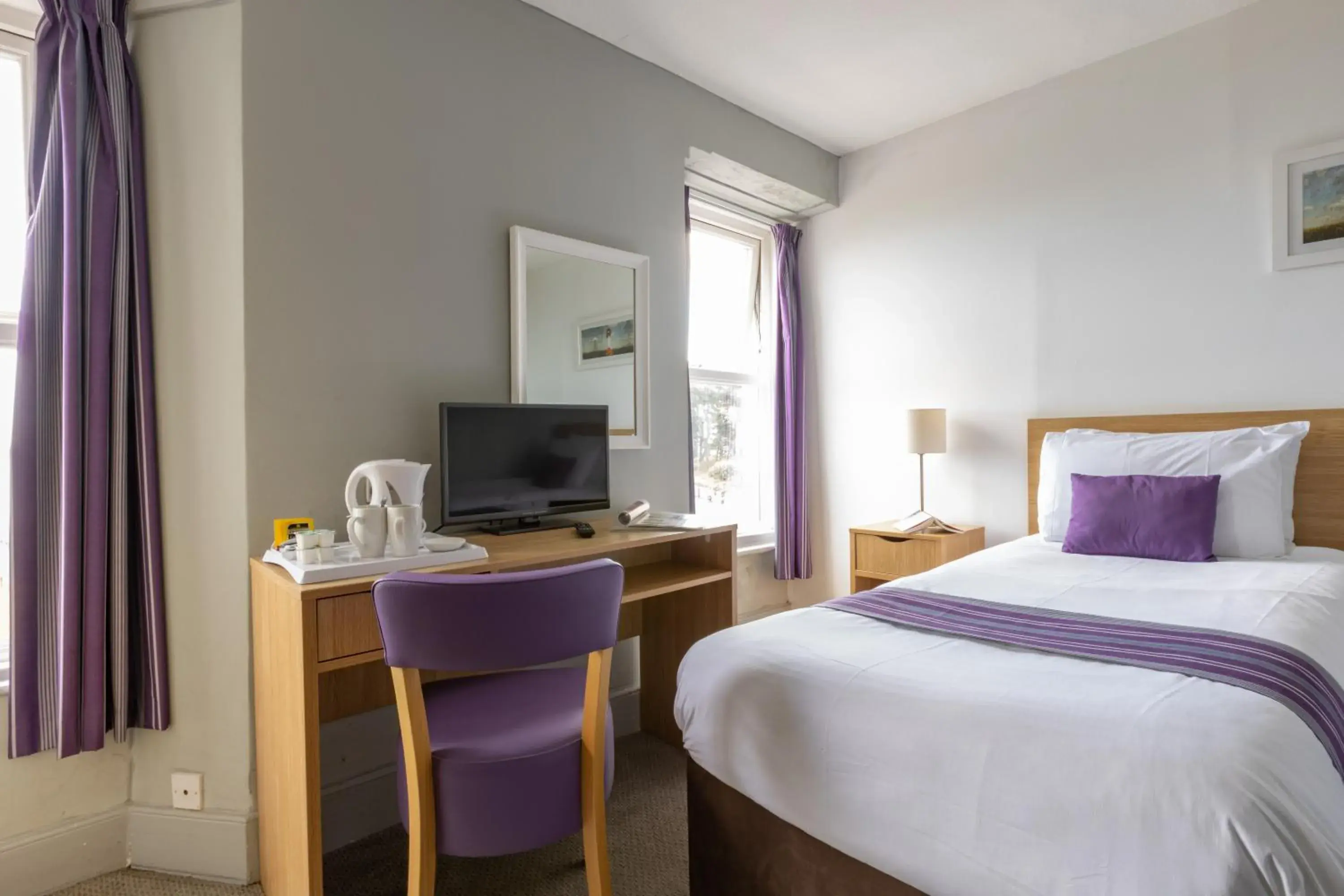 Coffee/tea facilities, Bed in The Esplanade Hotel by Compass Hospitality Coffee/tea facilities, Bed in The Esplanade Hotel by Compass Hospitality