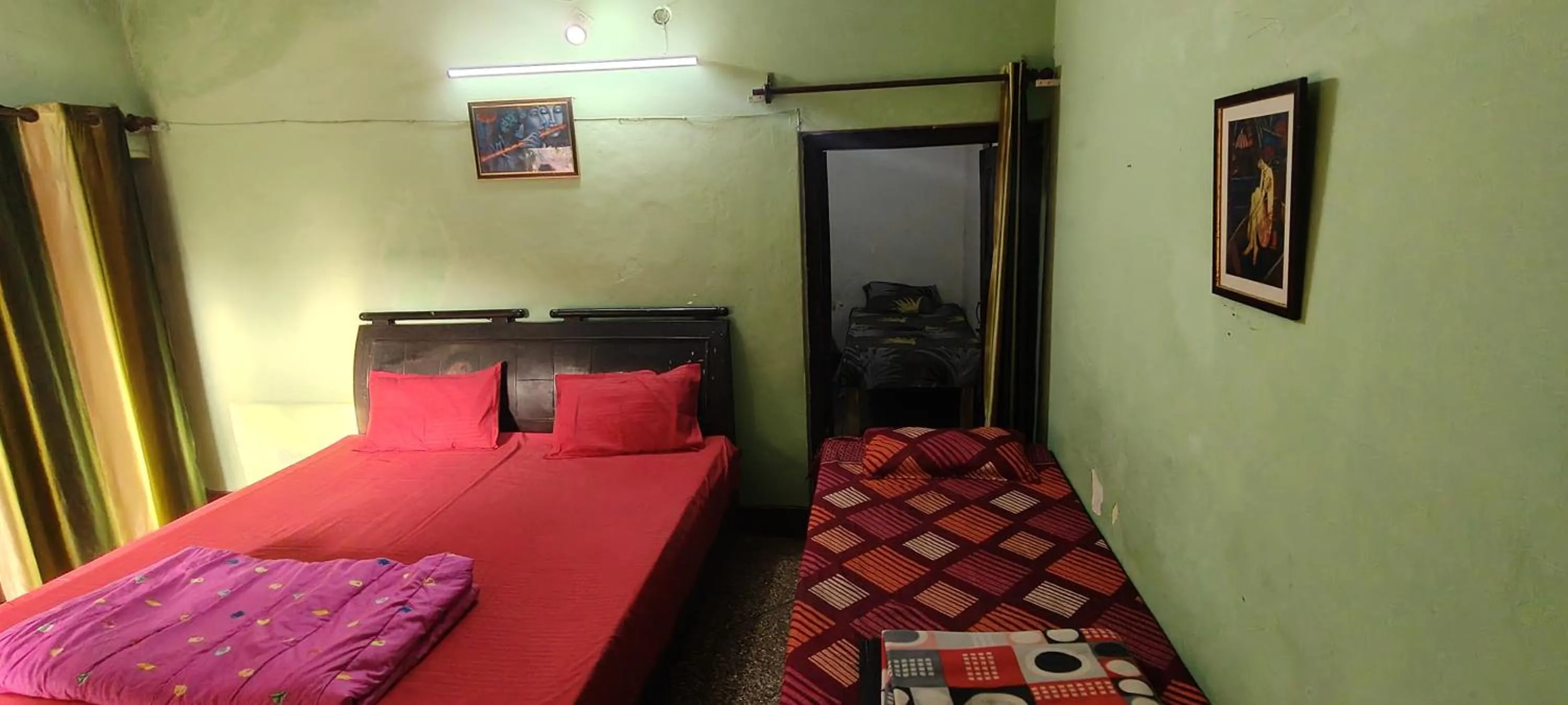 Photo of the whole room, Bed in Shree Gopal Niketan