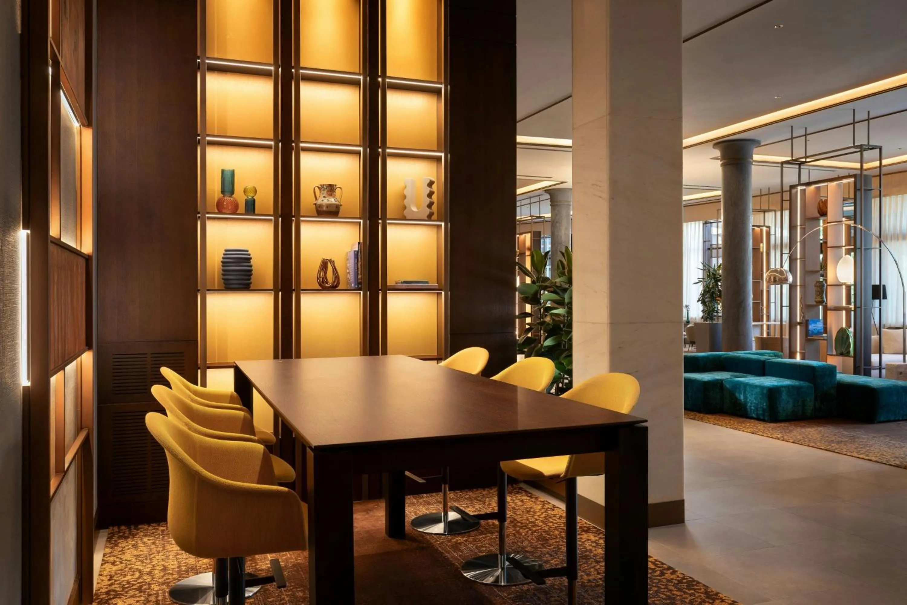 Lobby or reception in Milan Marriott Hotel